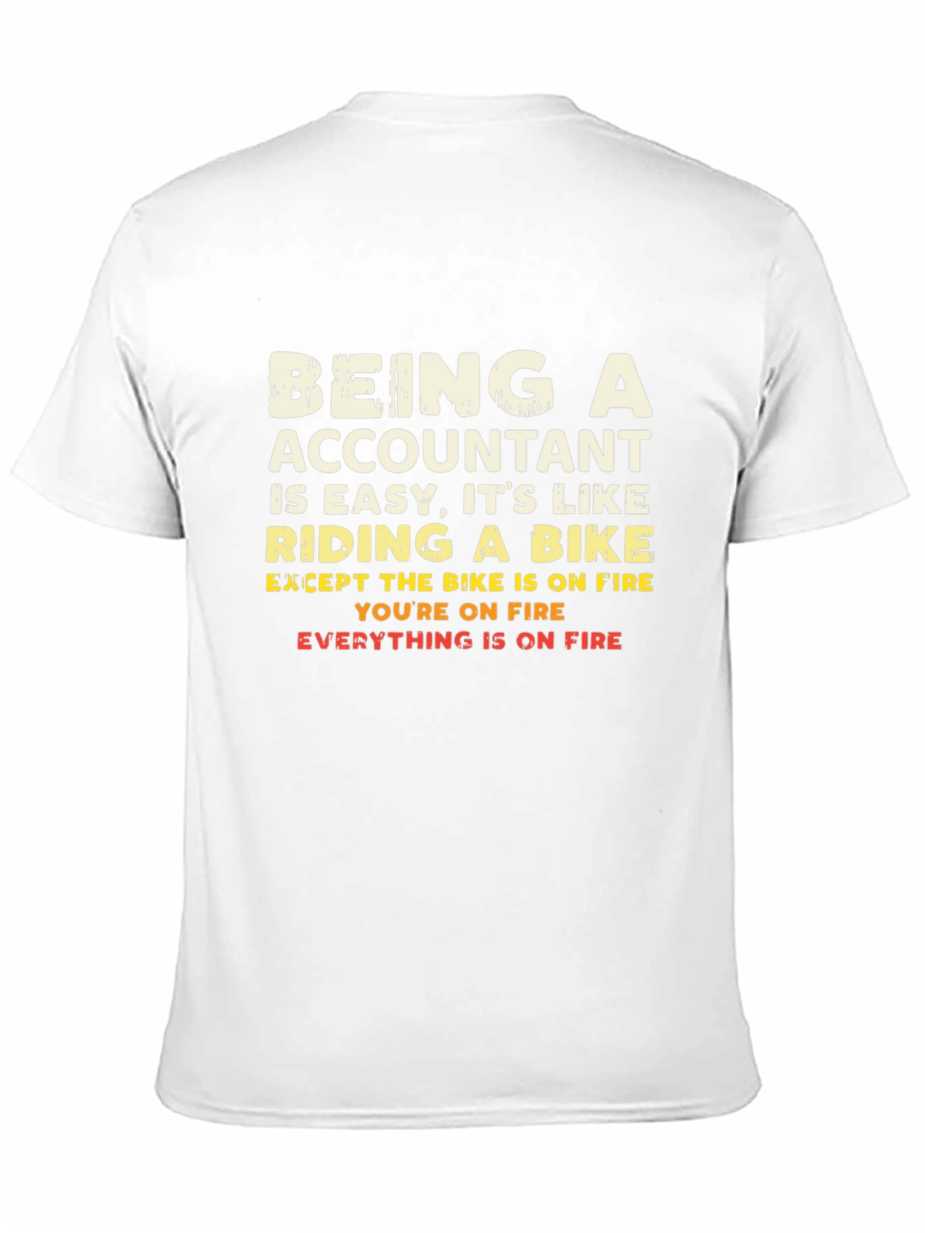 Accountant on Fire T-Shirt