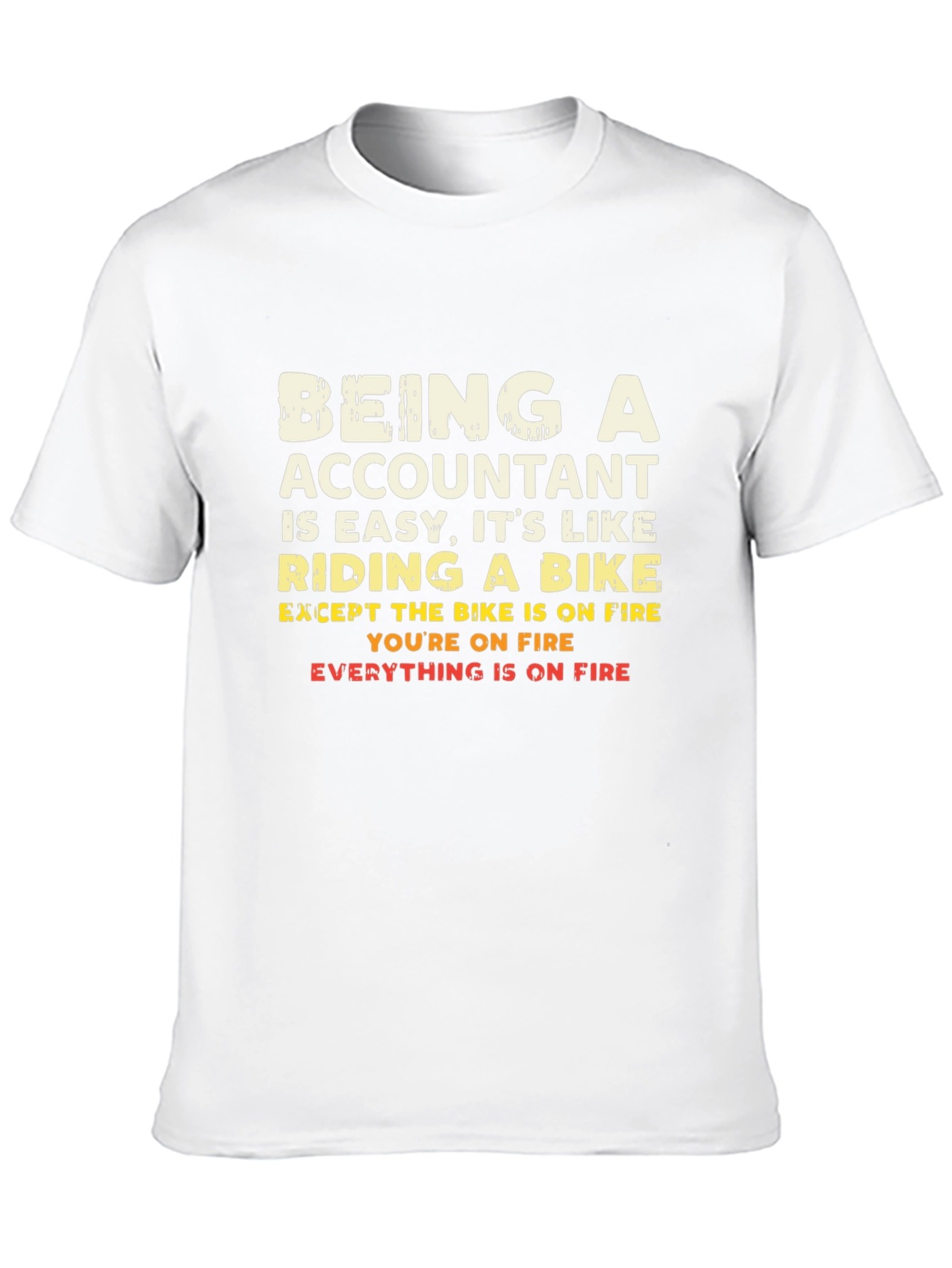 Accountant on Fire T-Shirt