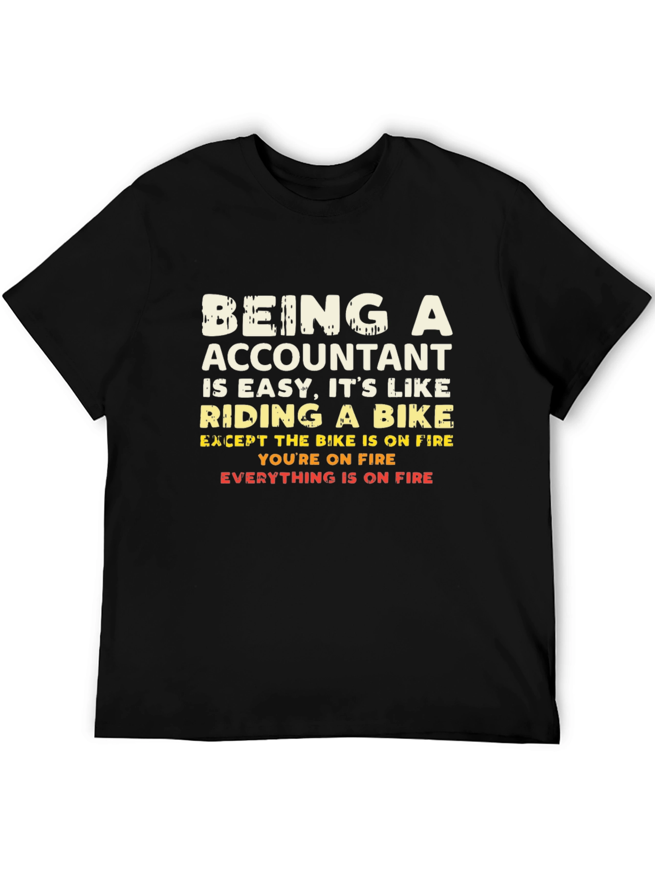 Accountant on Fire T-Shirt