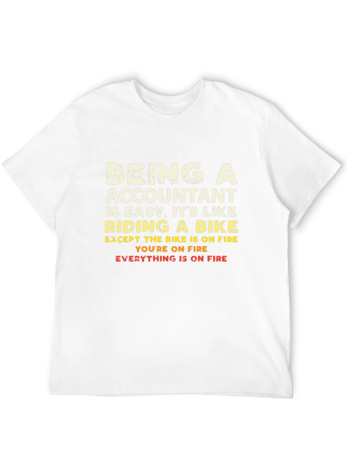 Accountant on Fire T-Shirt