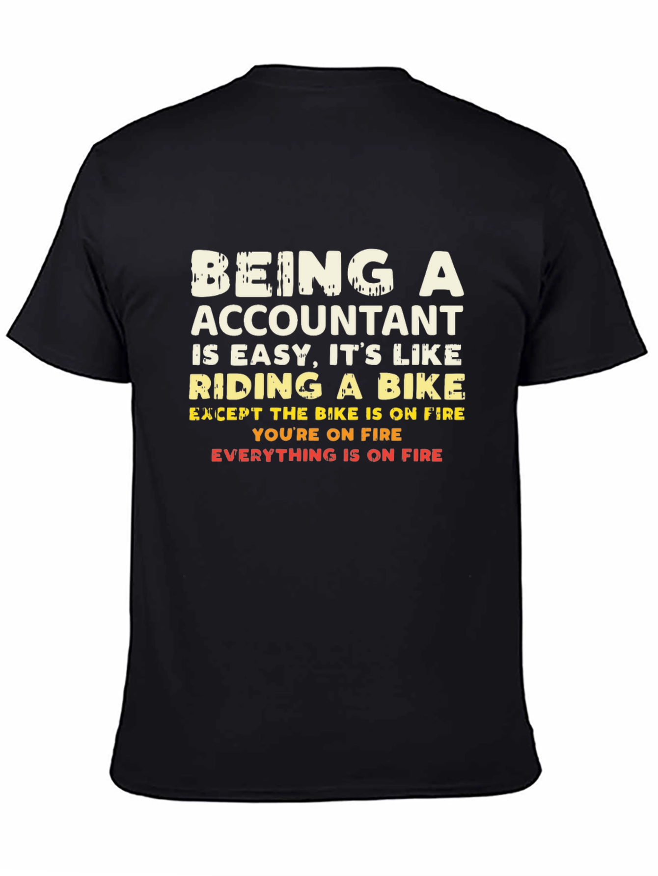 Accountant on Fire T-Shirt
