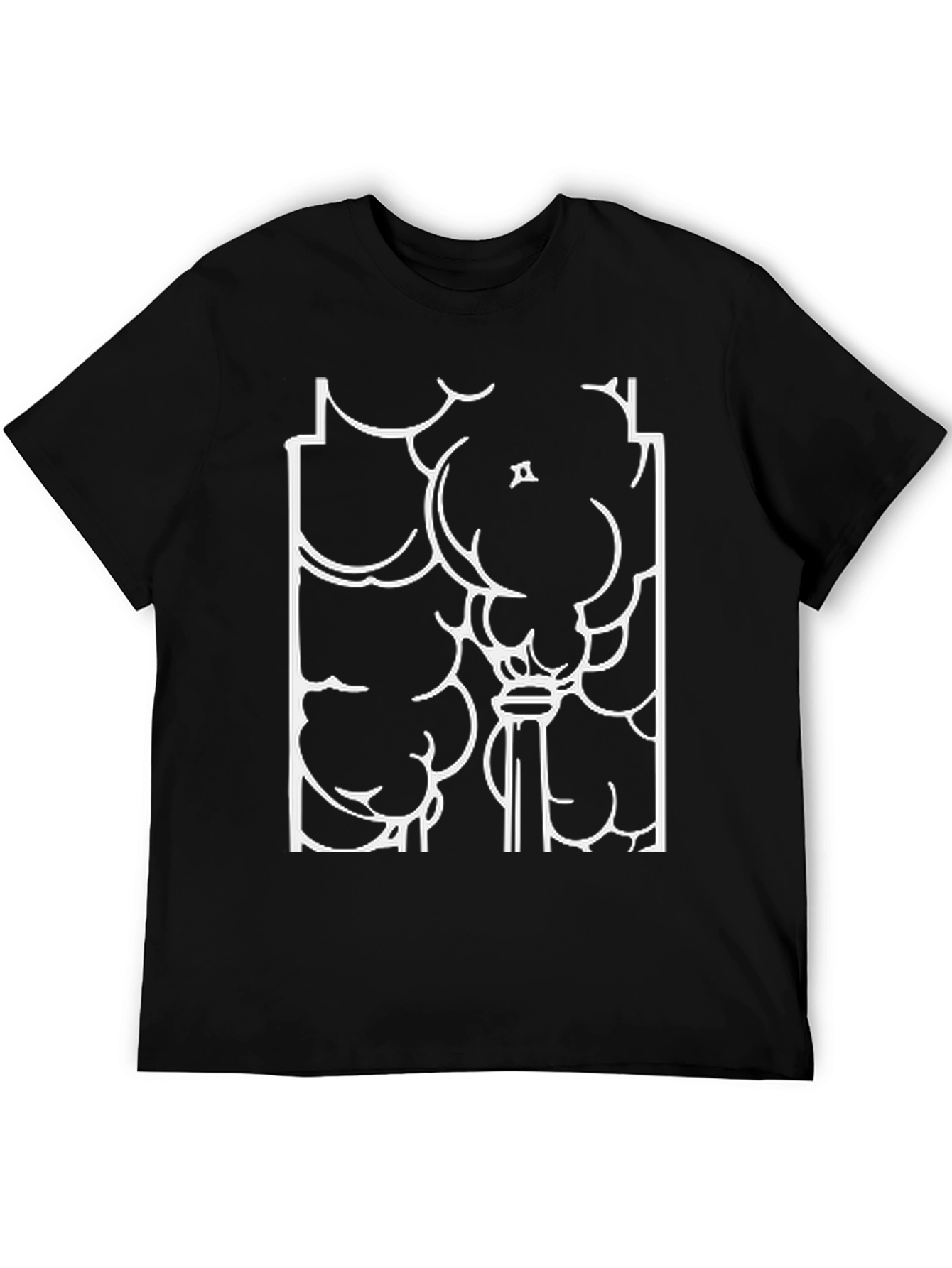 Abstract Cloud Tower Graphic Tee