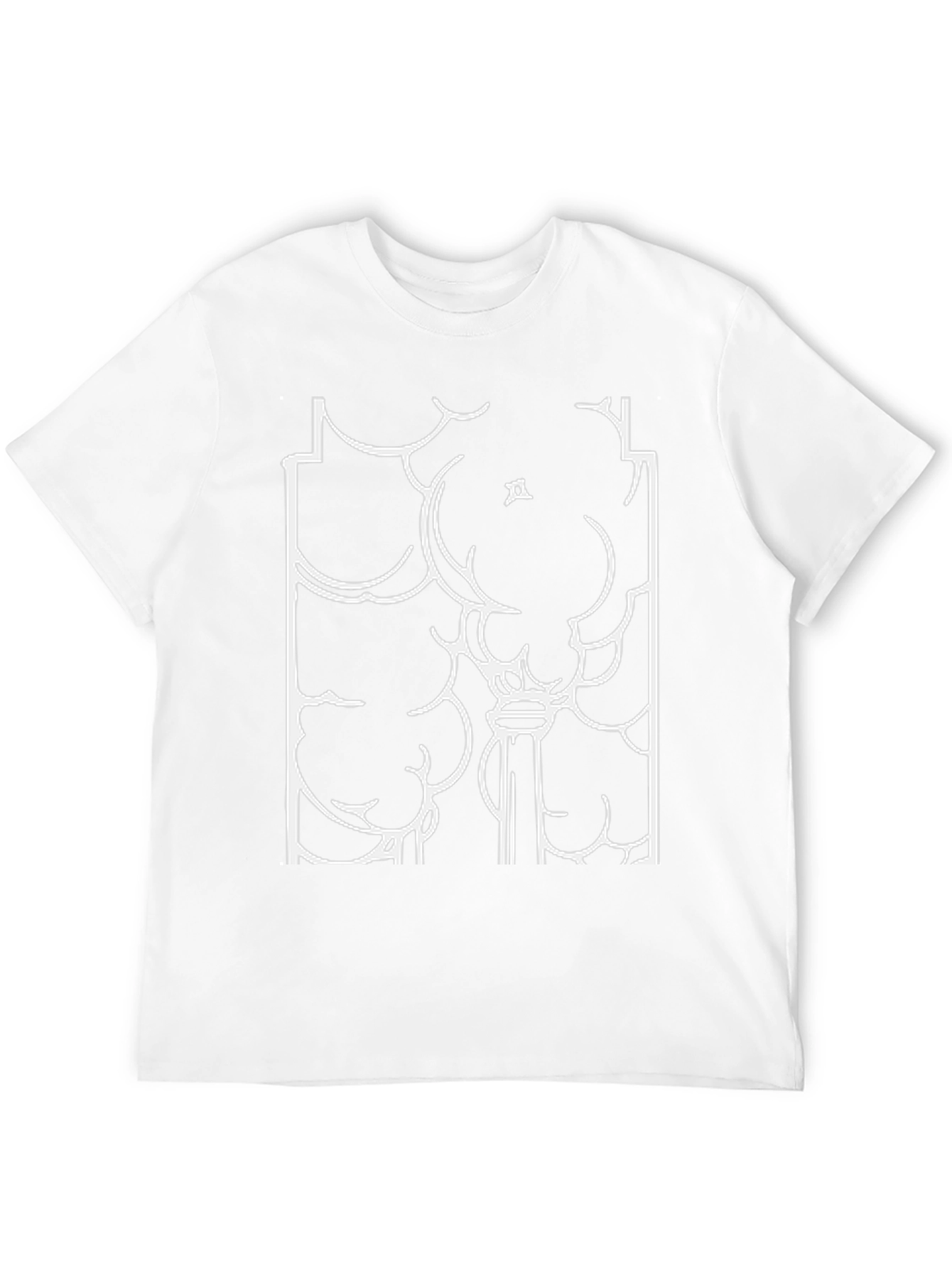 Abstract Cloud Tower Graphic Tee