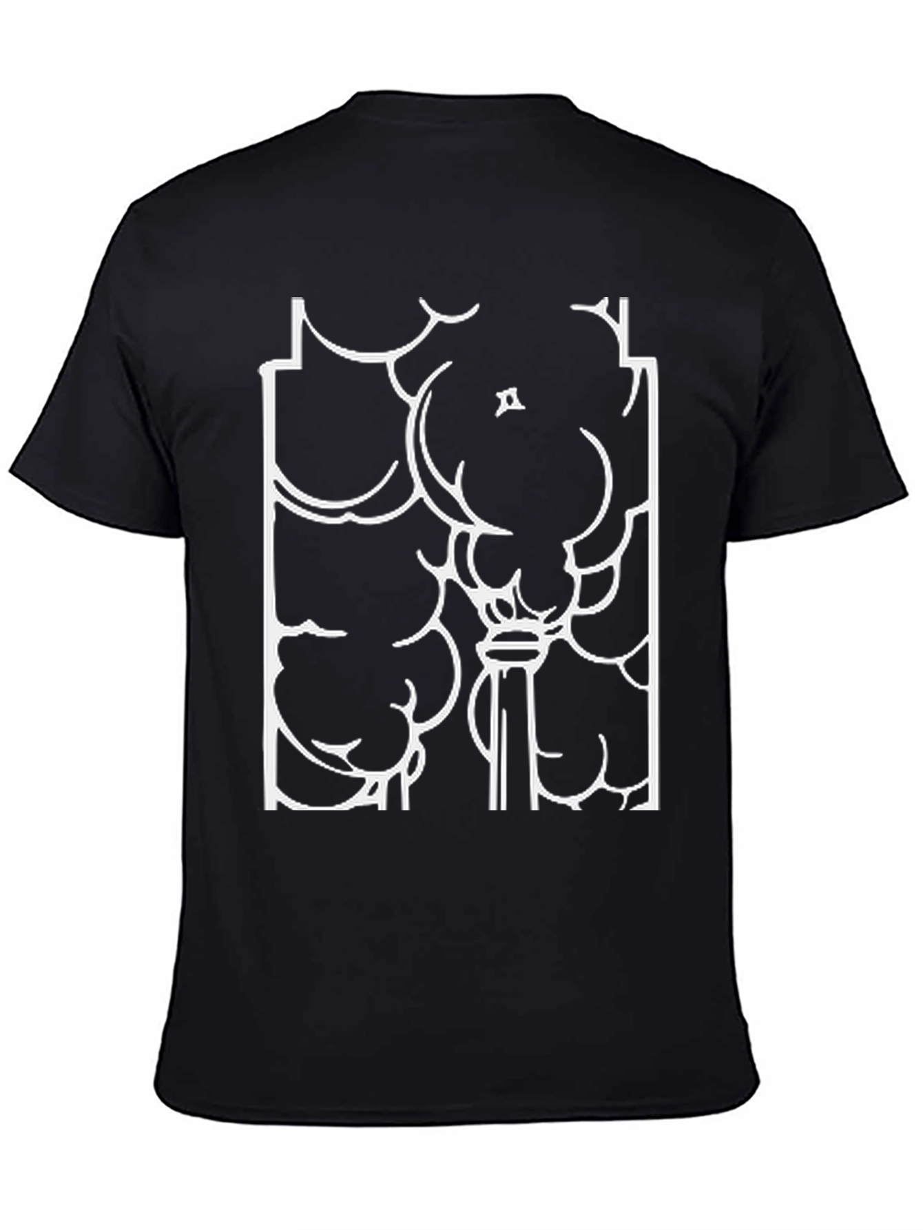 Abstract Cloud Tower Graphic Tee