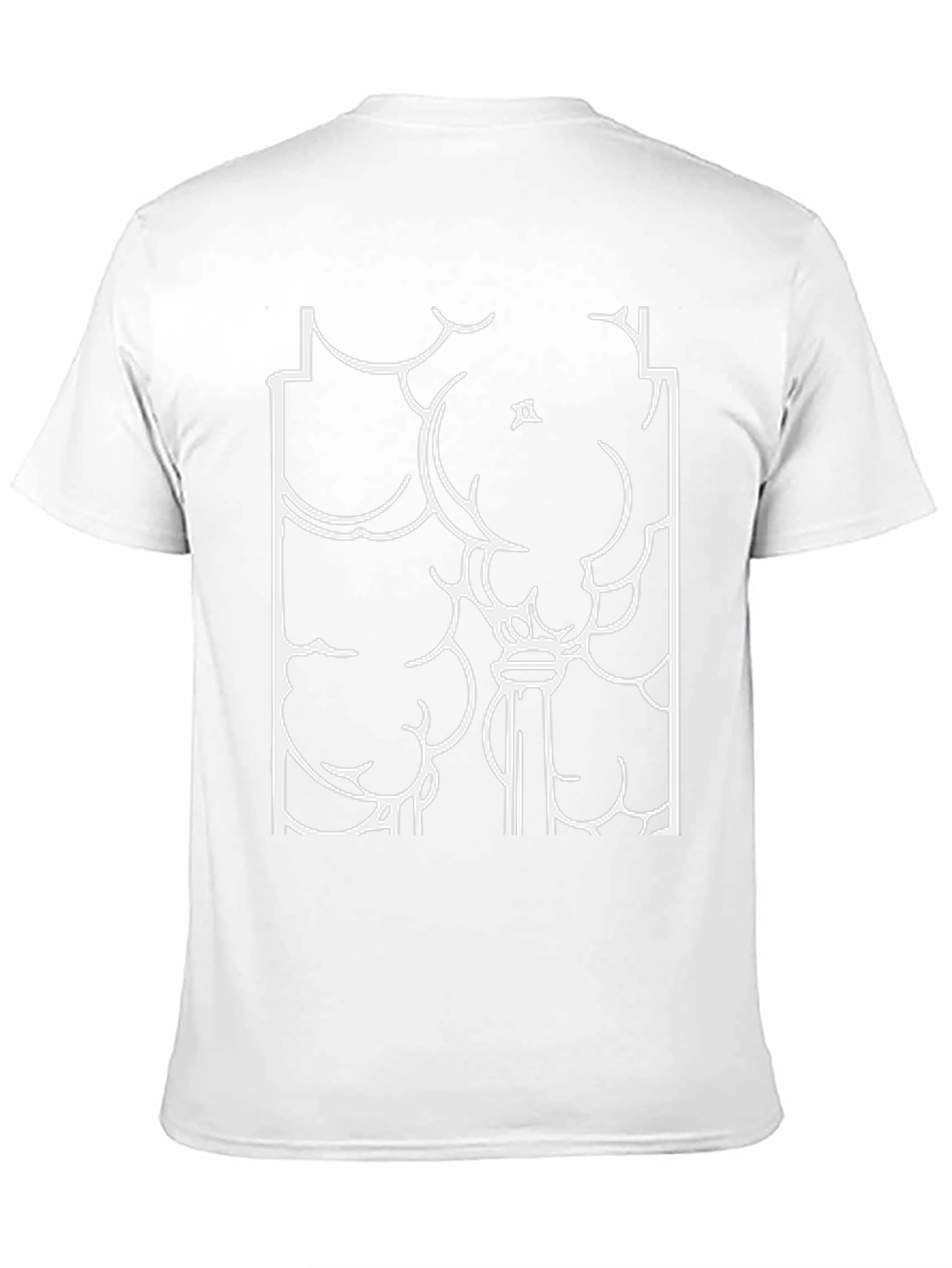 Abstract Cloud Tower Graphic Tee