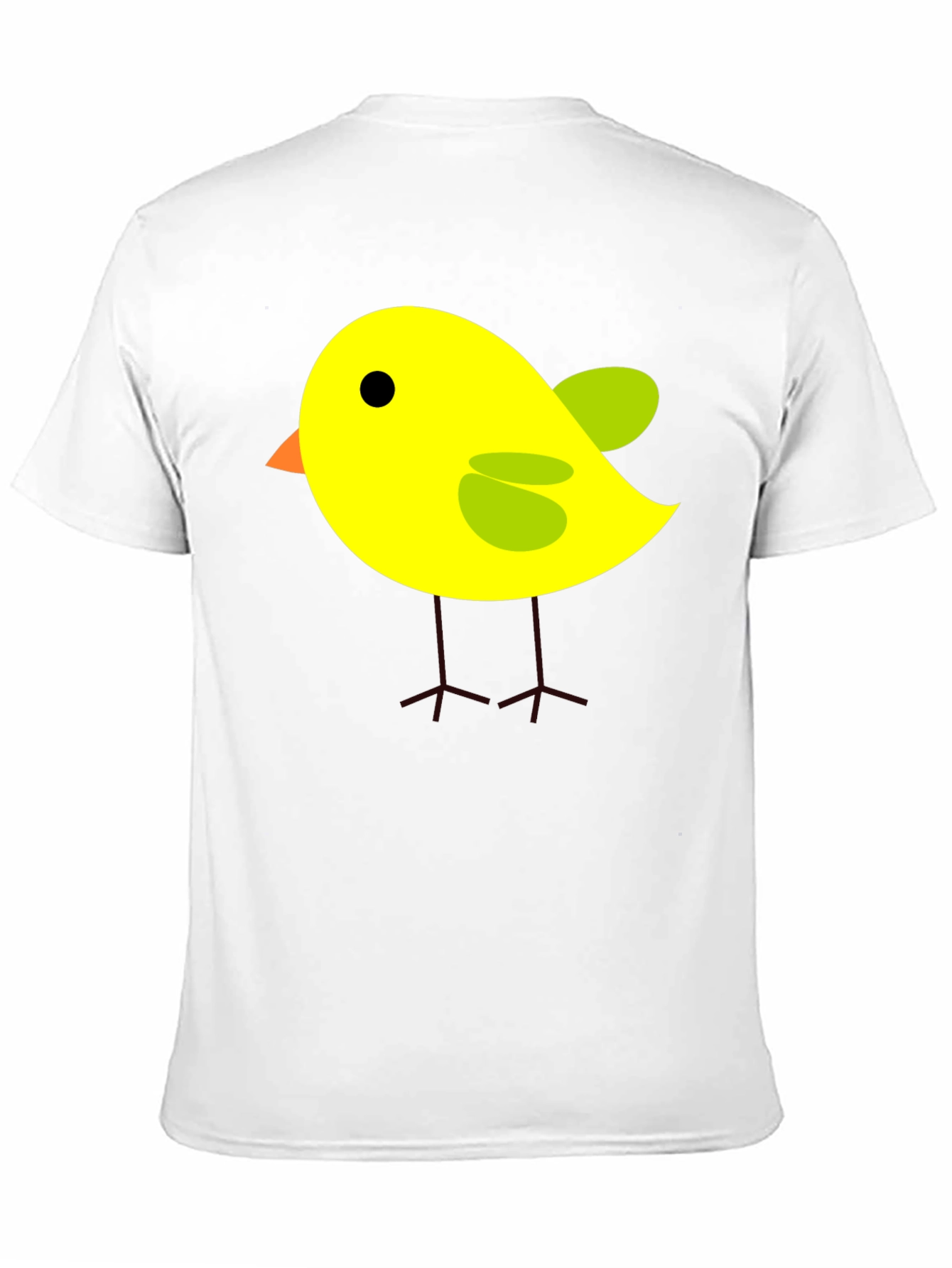 Cute Cartoon Bird T-Shirt - Black