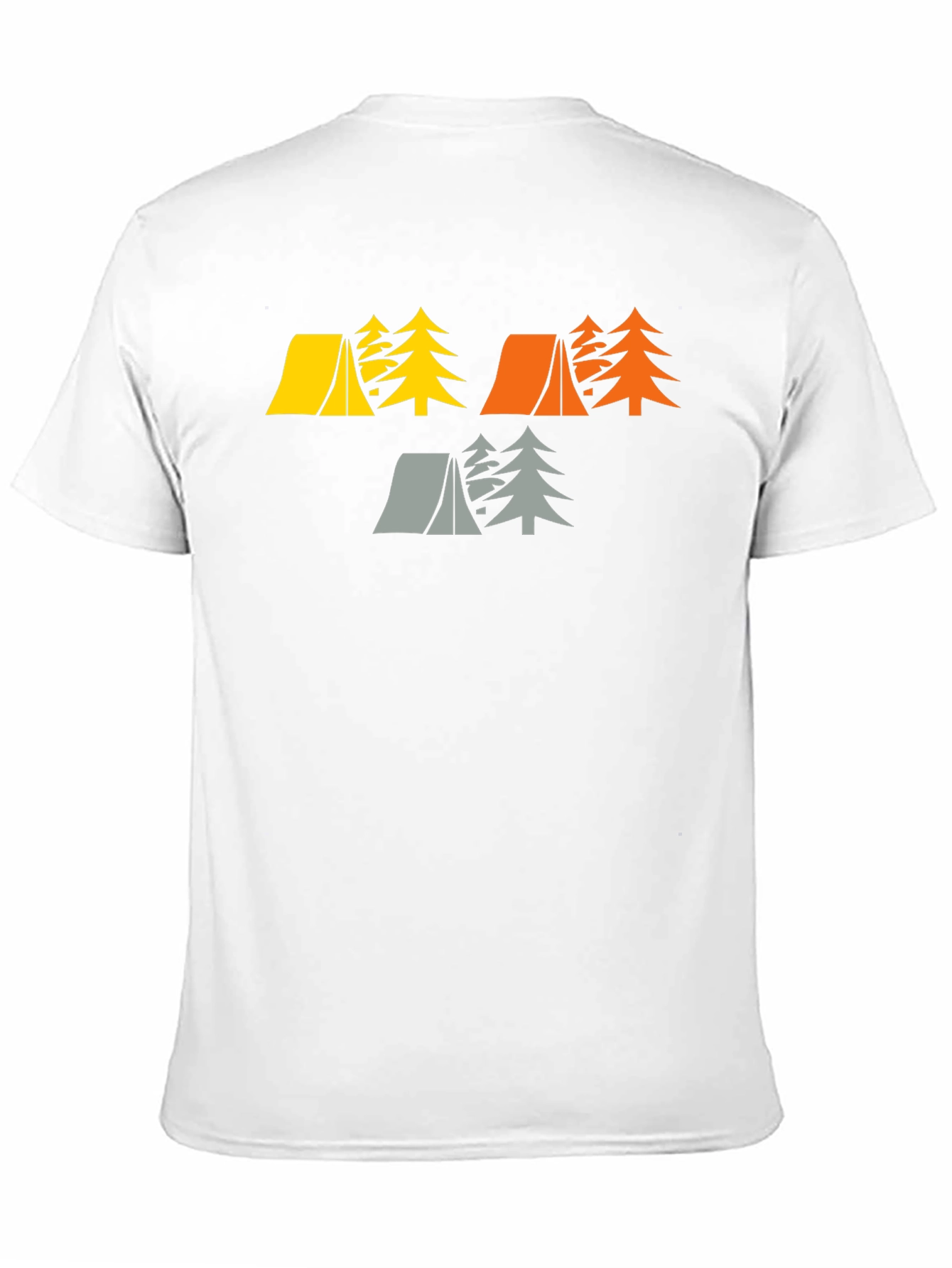 Camping Tents & Trees Graphic Tee - Adventure Awaits!
