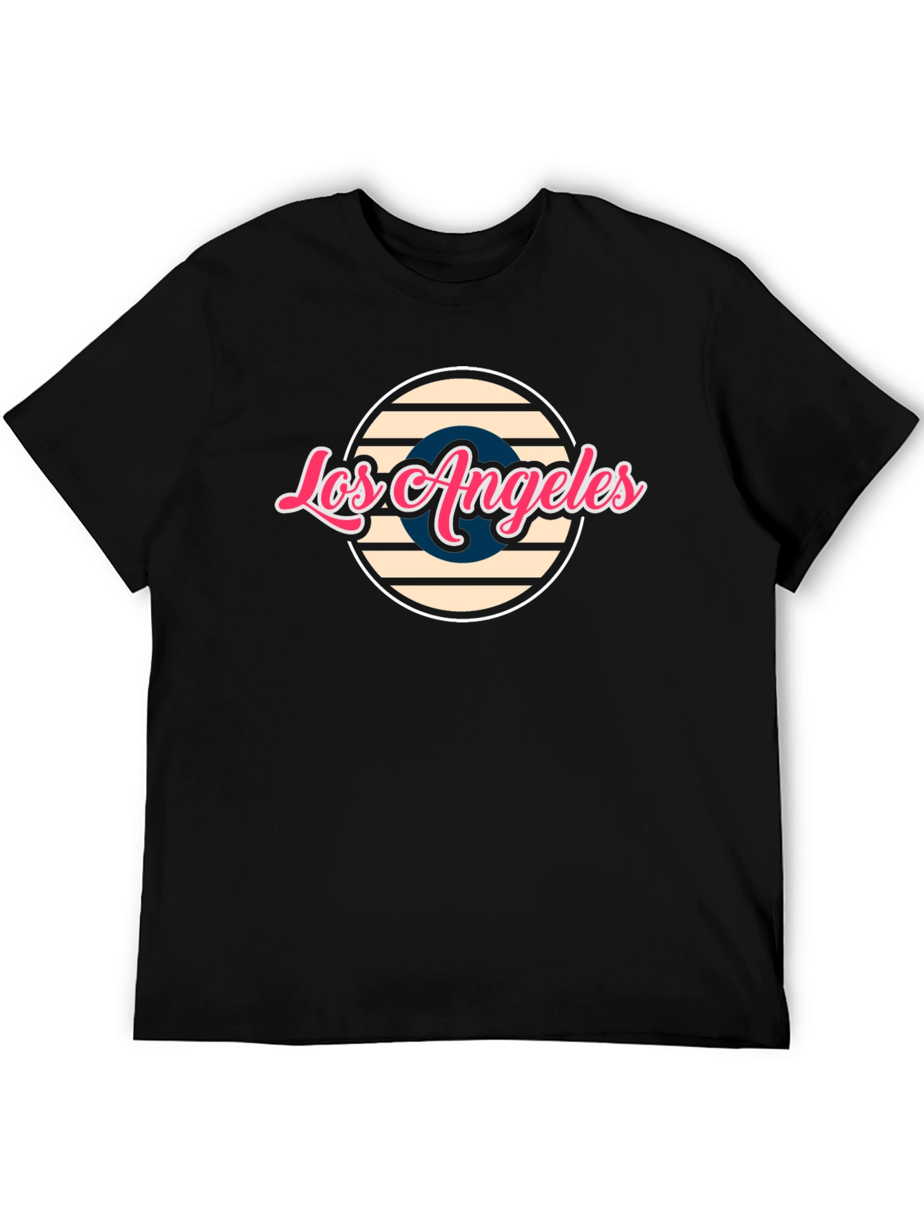 Los Angeles Retro Graphic Tee - Unisex Black T-Shirt