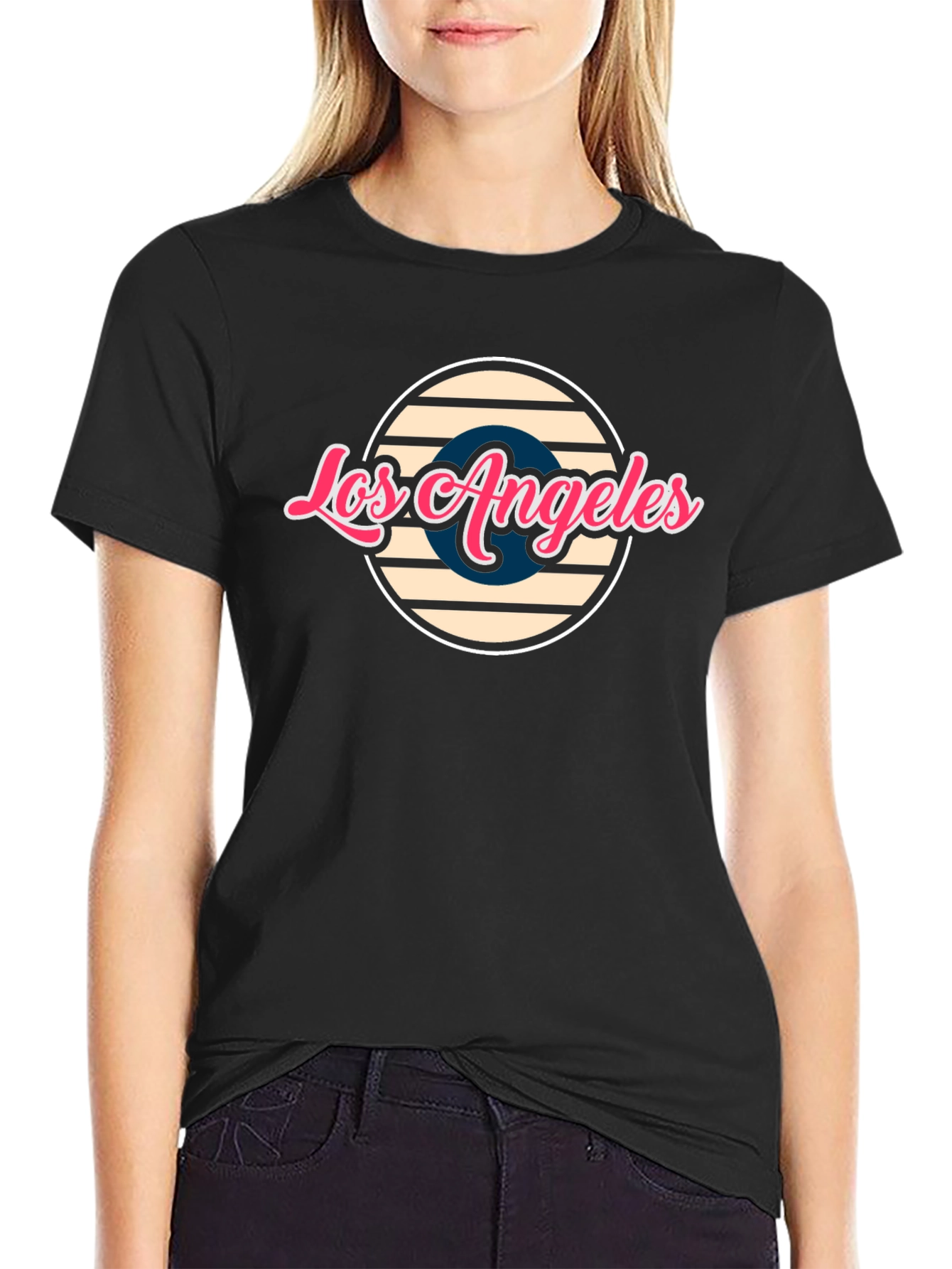 Los Angeles Retro Graphic Tee - Unisex Black T-Shirt