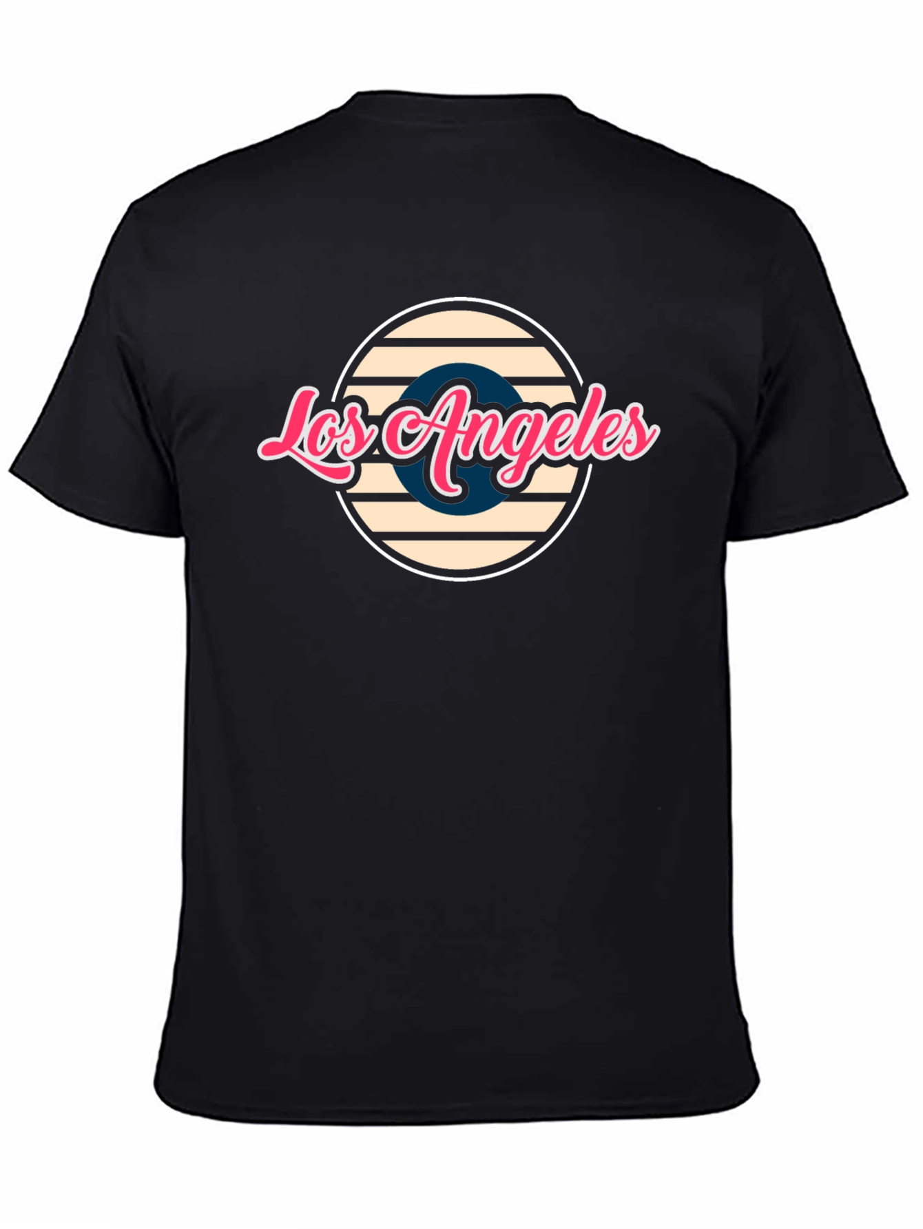 Los Angeles Retro Graphic Tee - Unisex Black T-Shirt