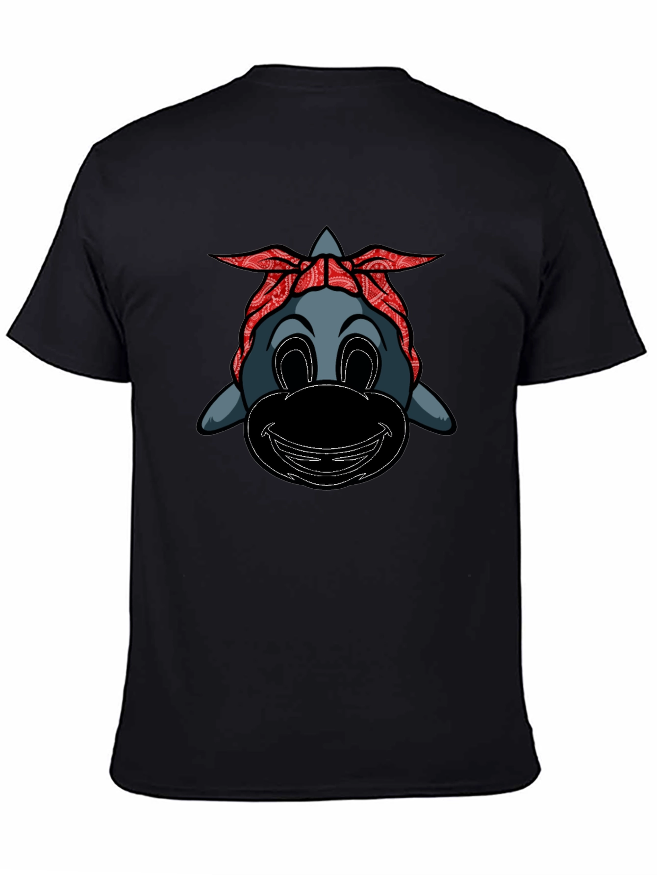 Cartoon Gangster Dolphin Graphic Tee