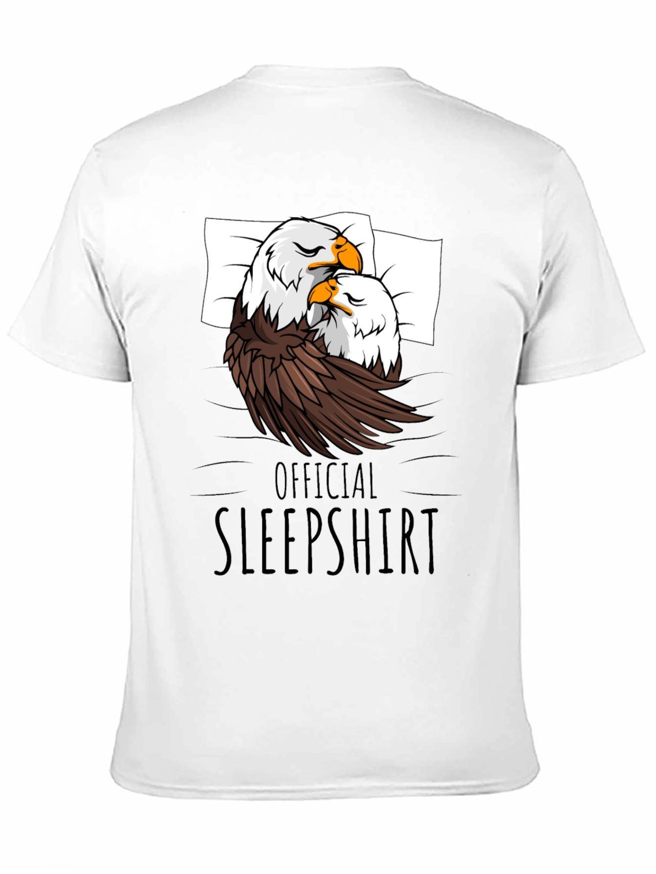 Official Sleepshirt: Eagles in Bed Graphic Tee