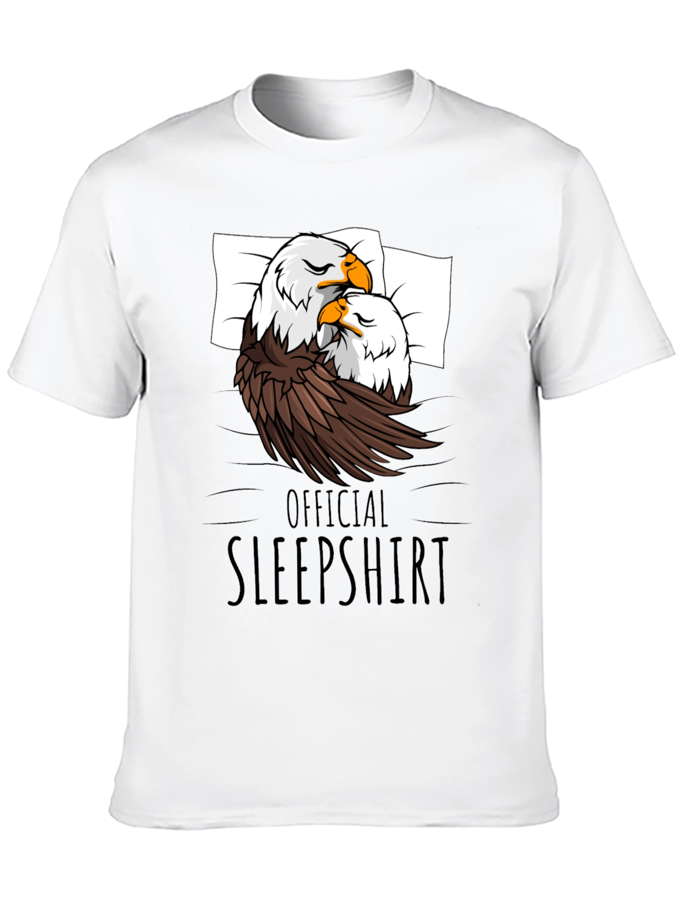 Official Sleepshirt: Eagles in Bed Graphic Tee