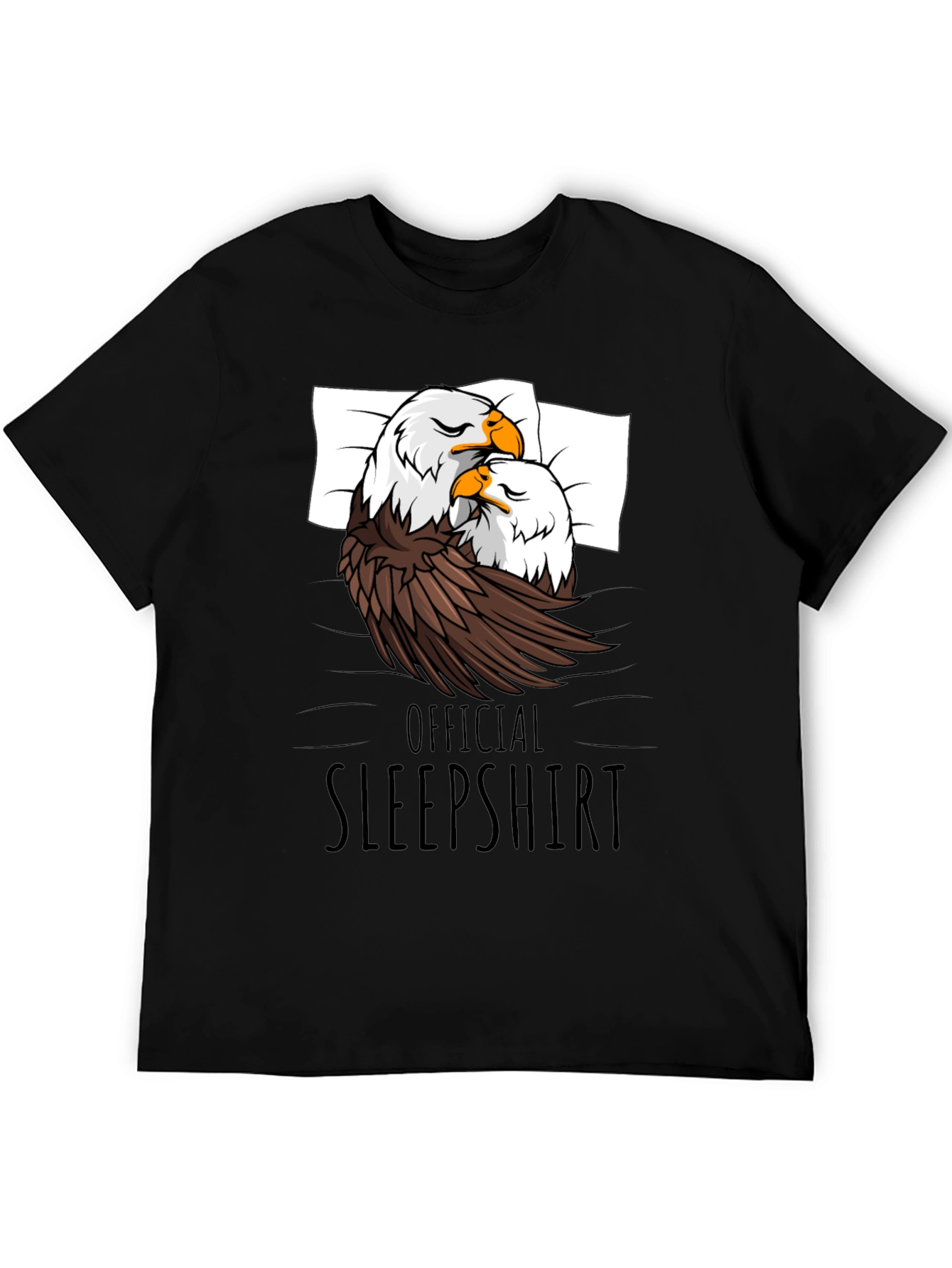 Official Sleepshirt: Eagles in Bed Graphic Tee