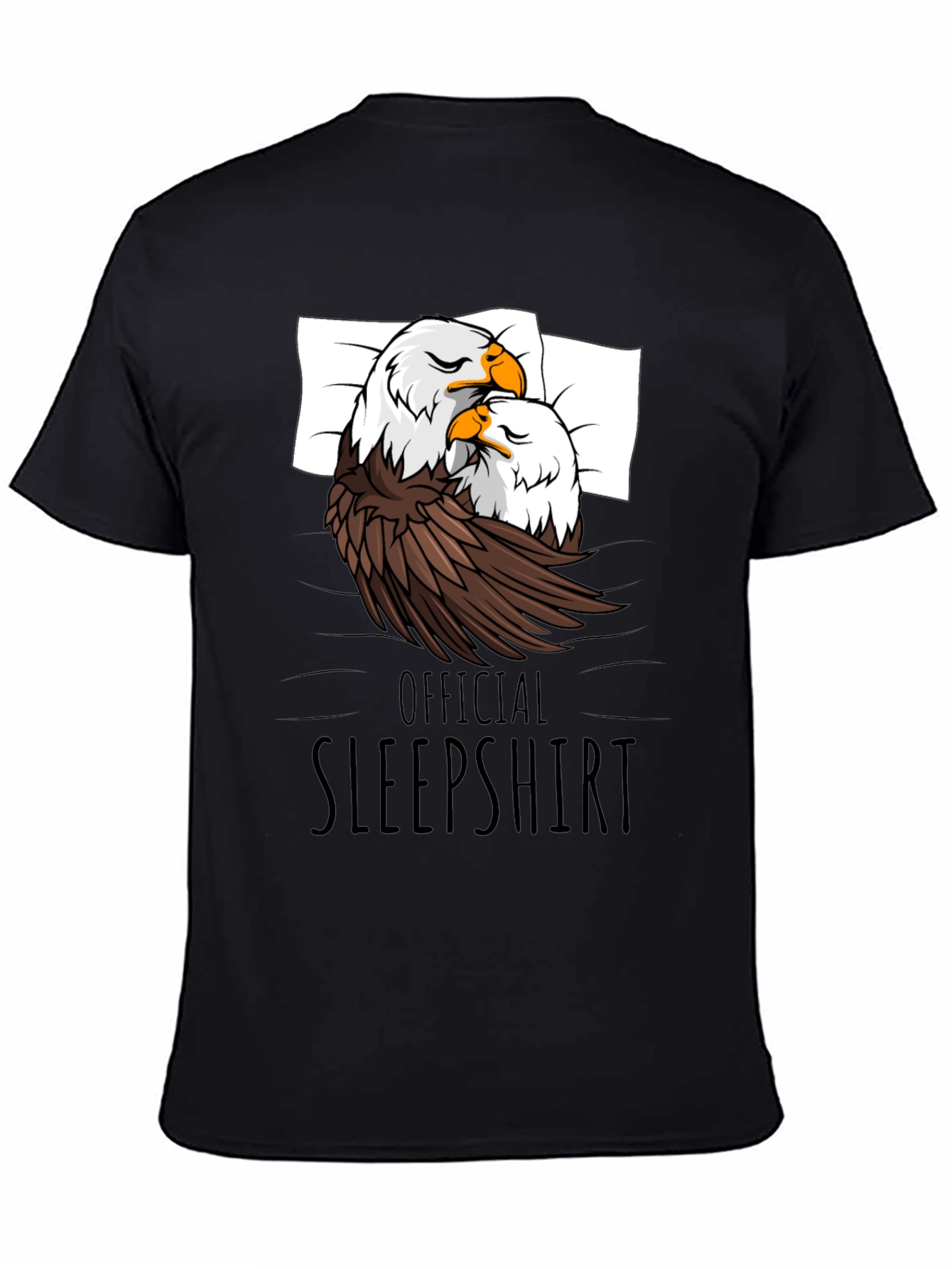 Official Sleepshirt: Eagles in Bed Graphic Tee