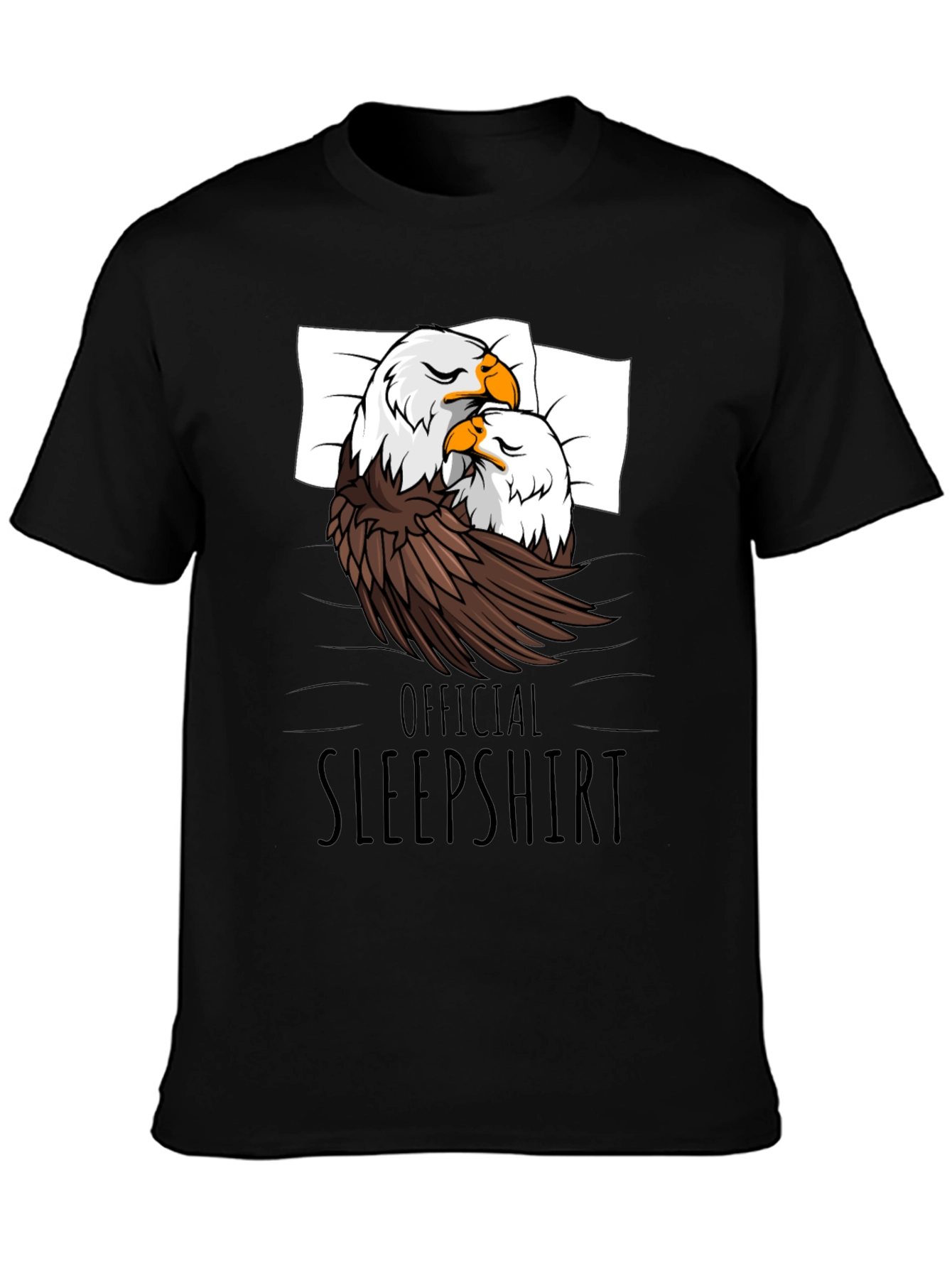 Official Sleepshirt: Eagles in Bed Graphic Tee