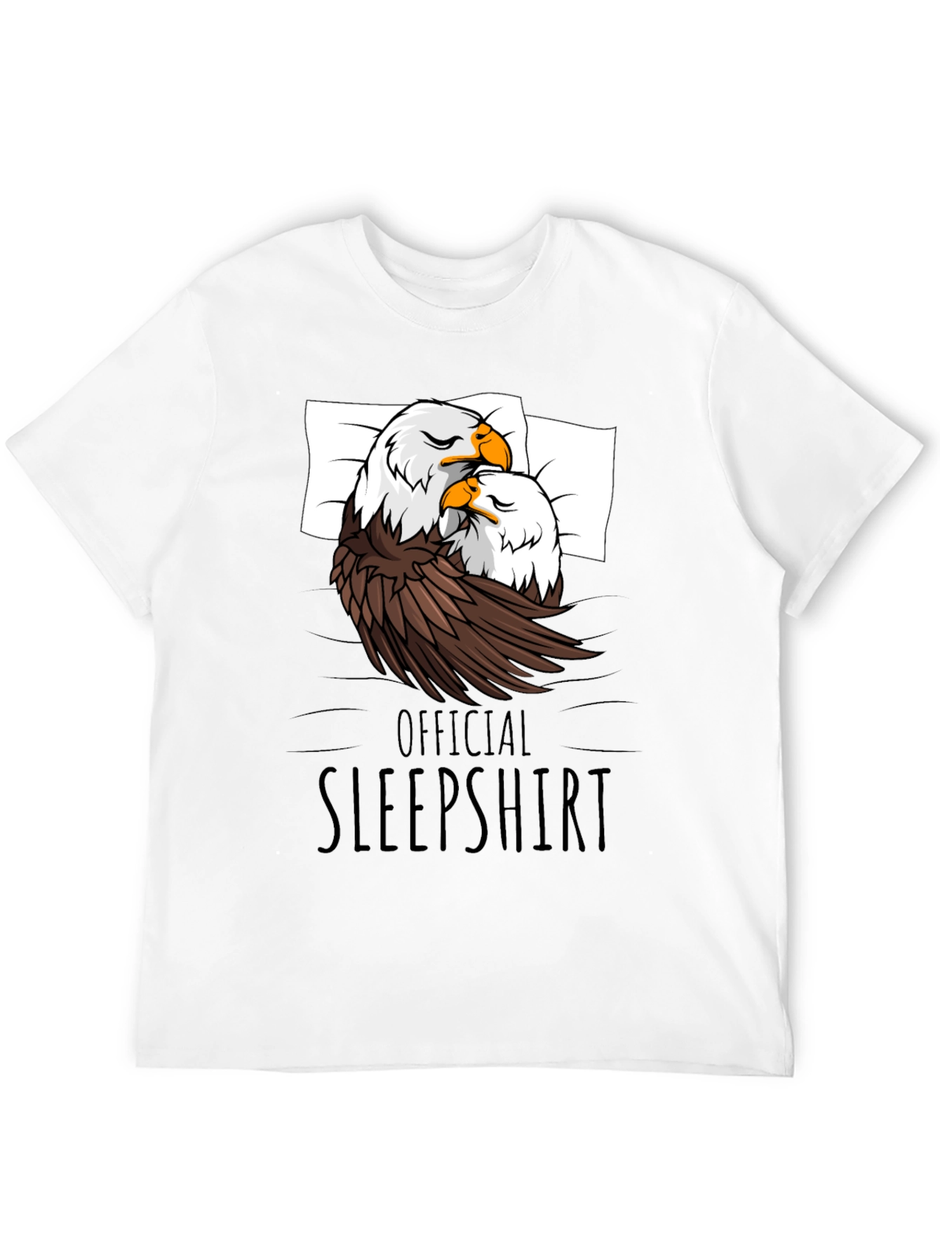 Official Sleepshirt: Eagles in Bed Graphic Tee