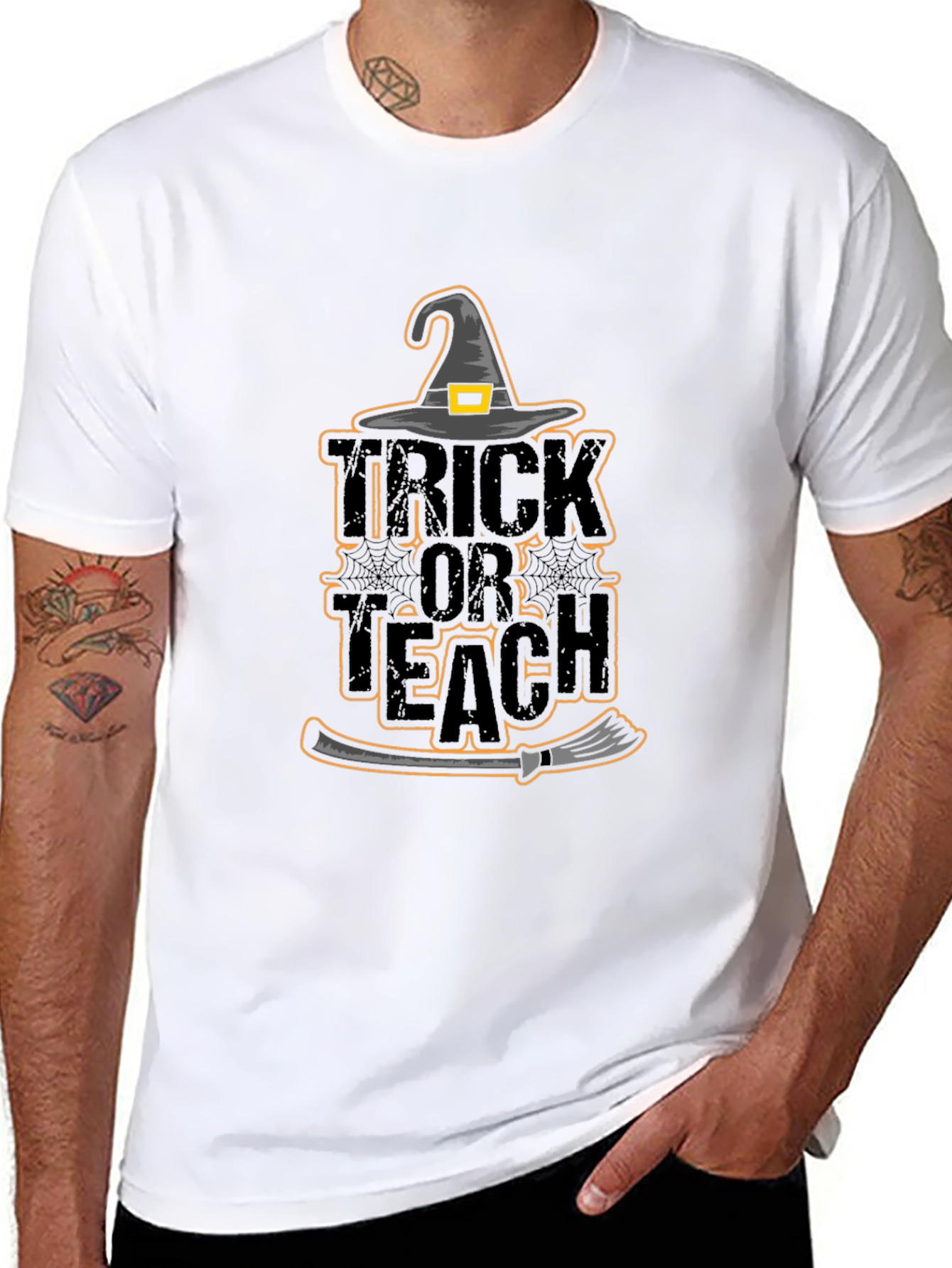 Trick or Teach Halloween T-Shirt for Teachers