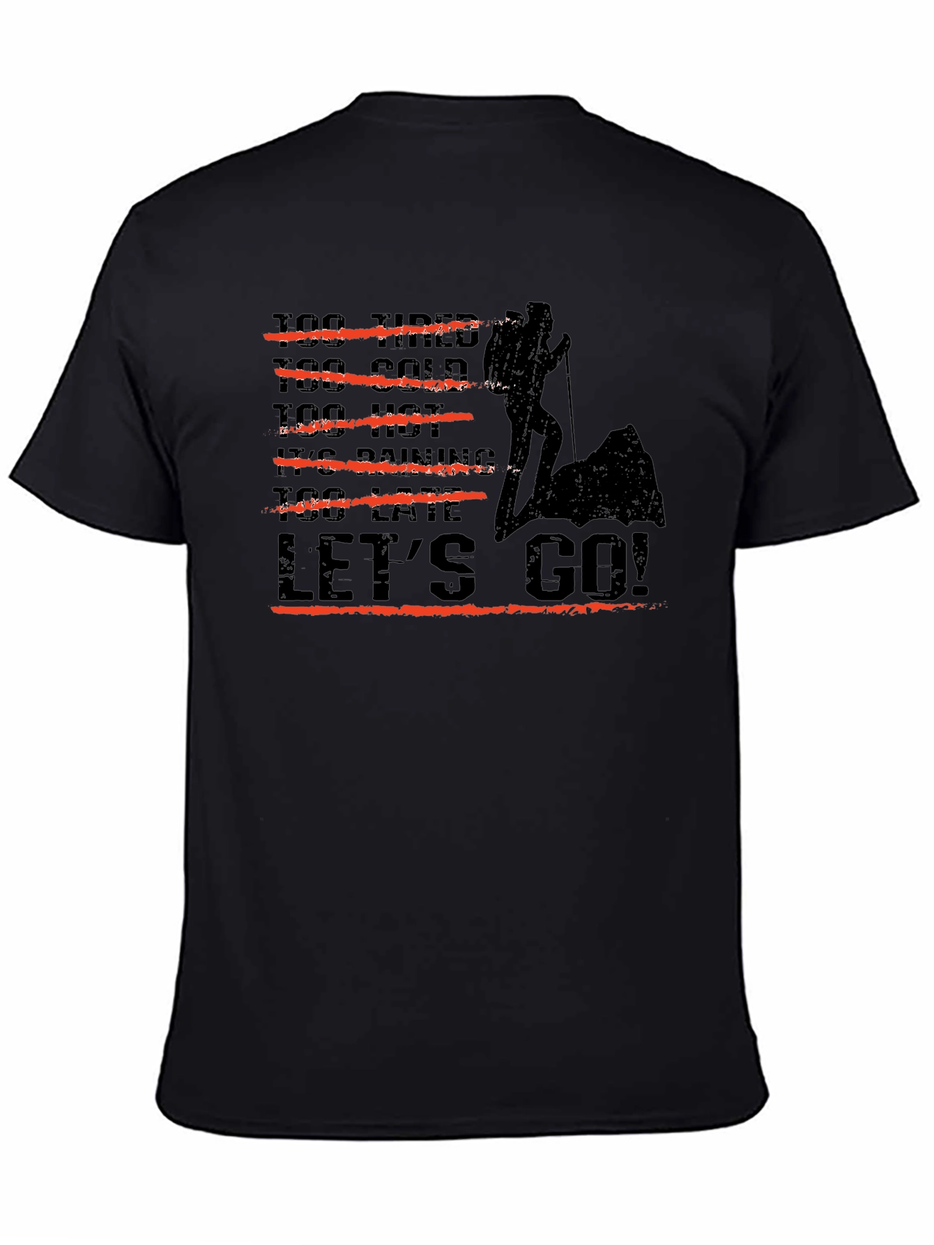 Hiker Graphic Tee - Lets Go Adventure T-Shirt