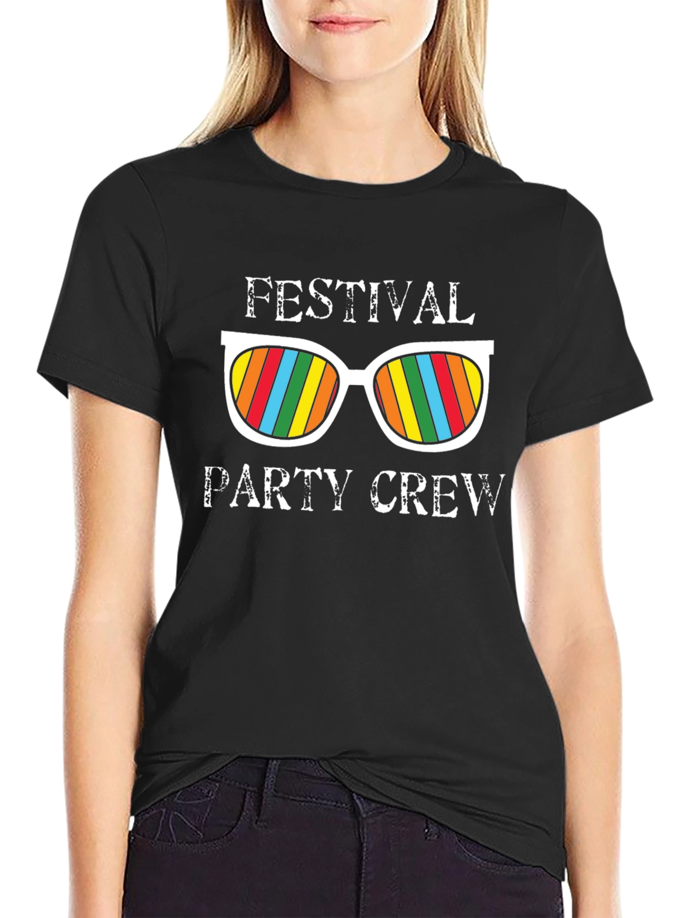 Festival Party Crew Graphic T-Shirt