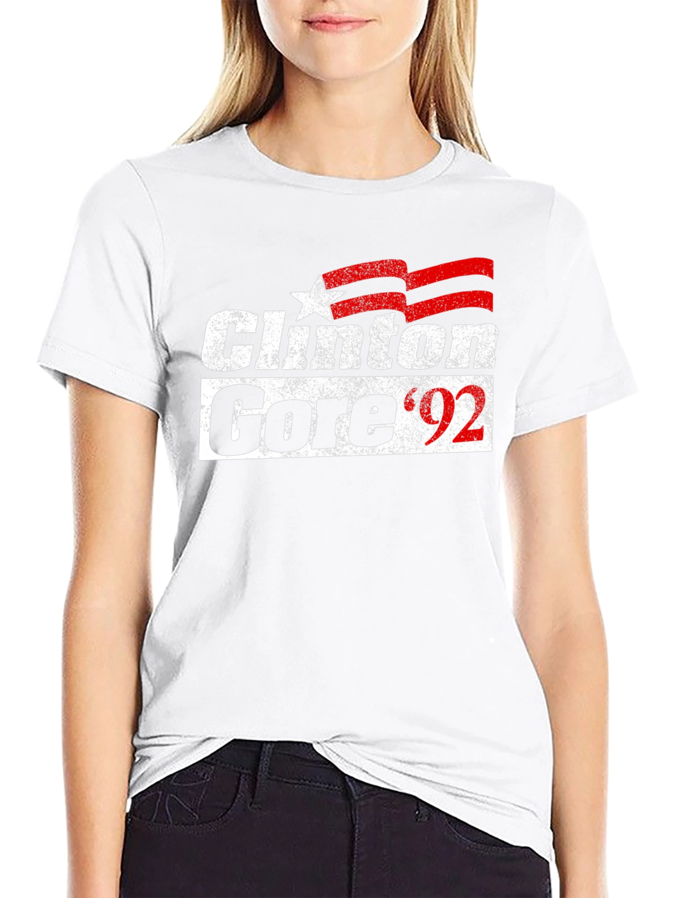 Clinton Gore 92 T-Shirt Political Tee