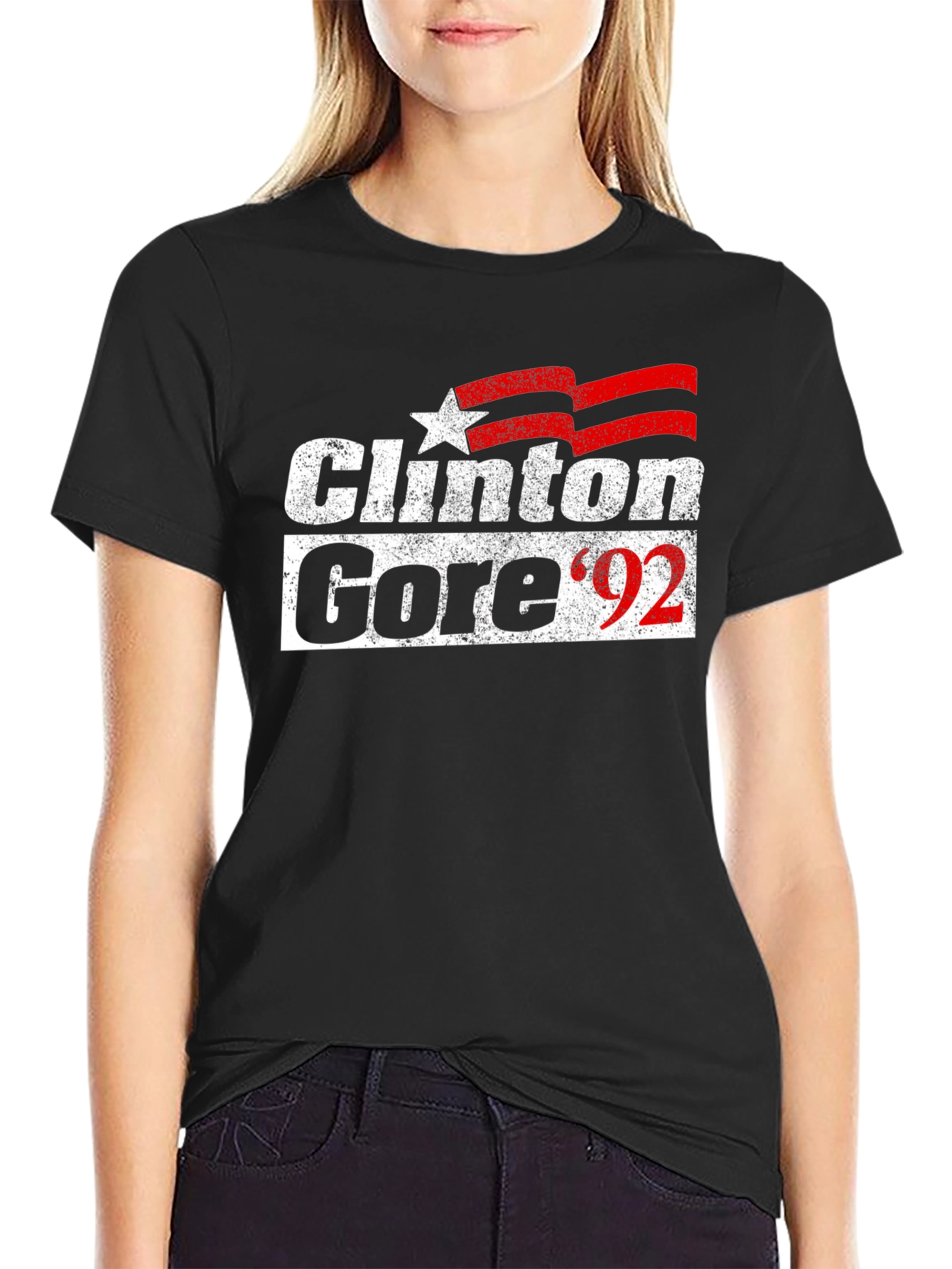 Clinton Gore 92 T-Shirt Political Tee