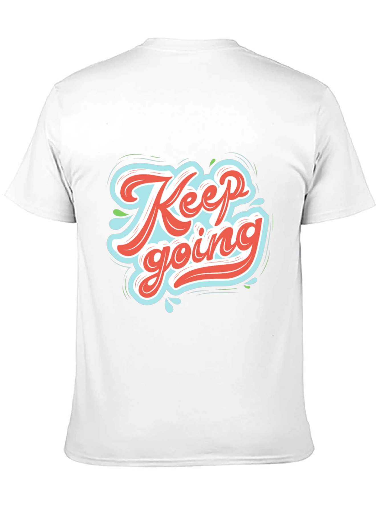 Keep Going Graphic Tee - Motivational Black T-Shirt