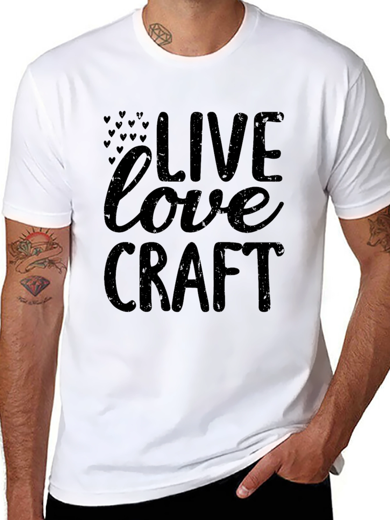 Live Love Craft T-Shirt - Soft Cotton Tee