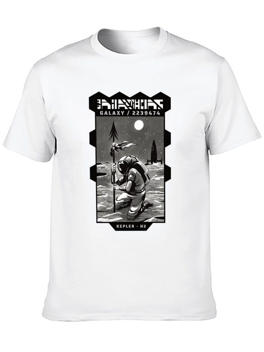 Astronaut Graphic T-Shirt - Galaxy Kepler H2 Design
