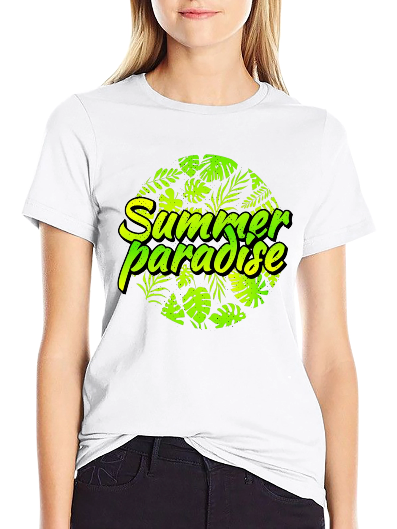 Summer Paradise Graphic Tee - Tropical Vibes