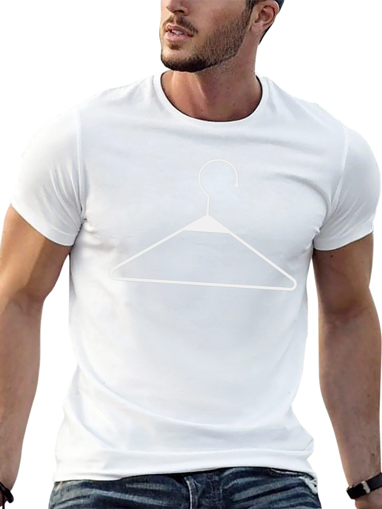 Hanger Graphic Tee - Modern Minimalist Style