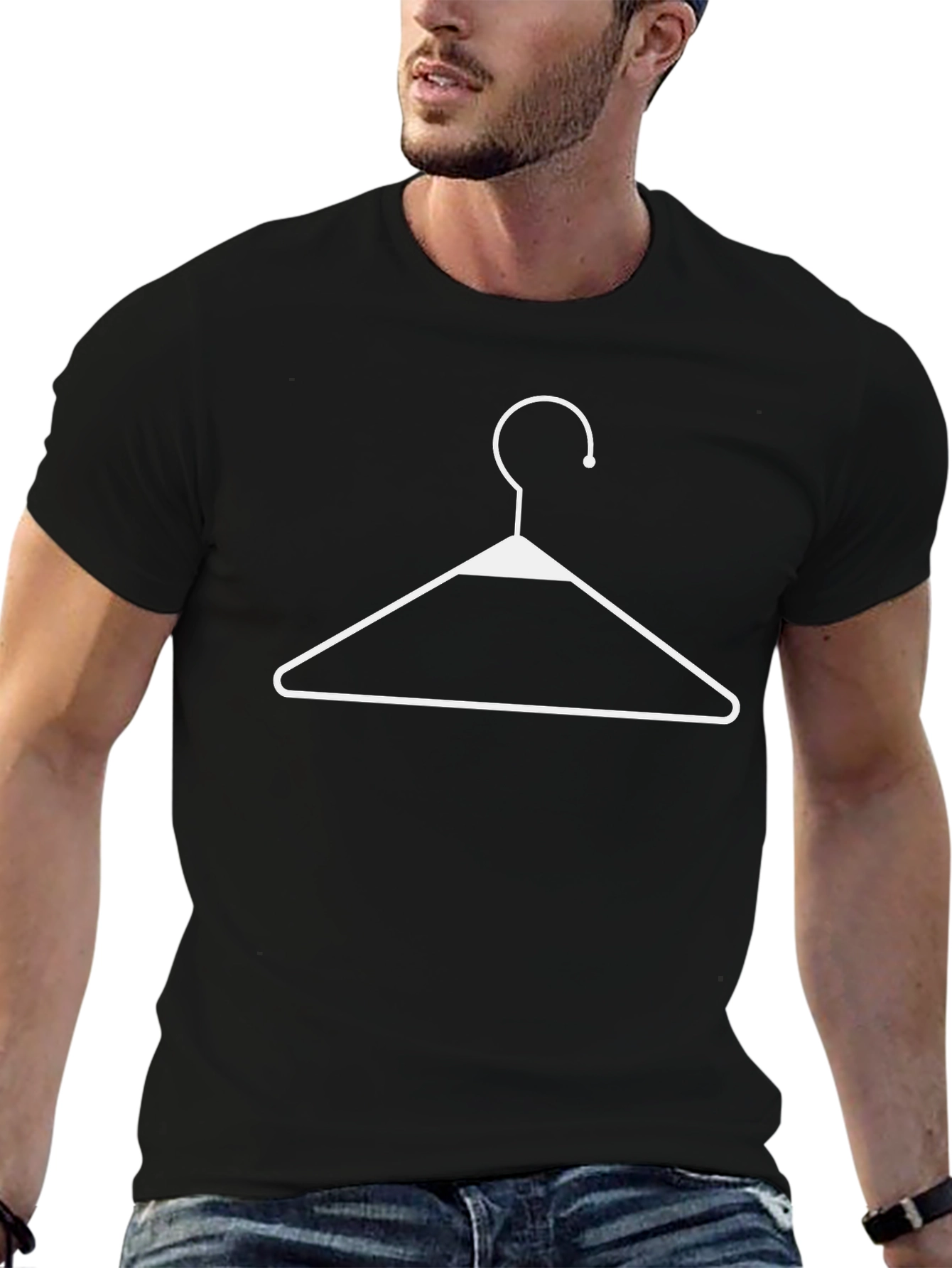Hanger Graphic Tee - Modern Minimalist Style