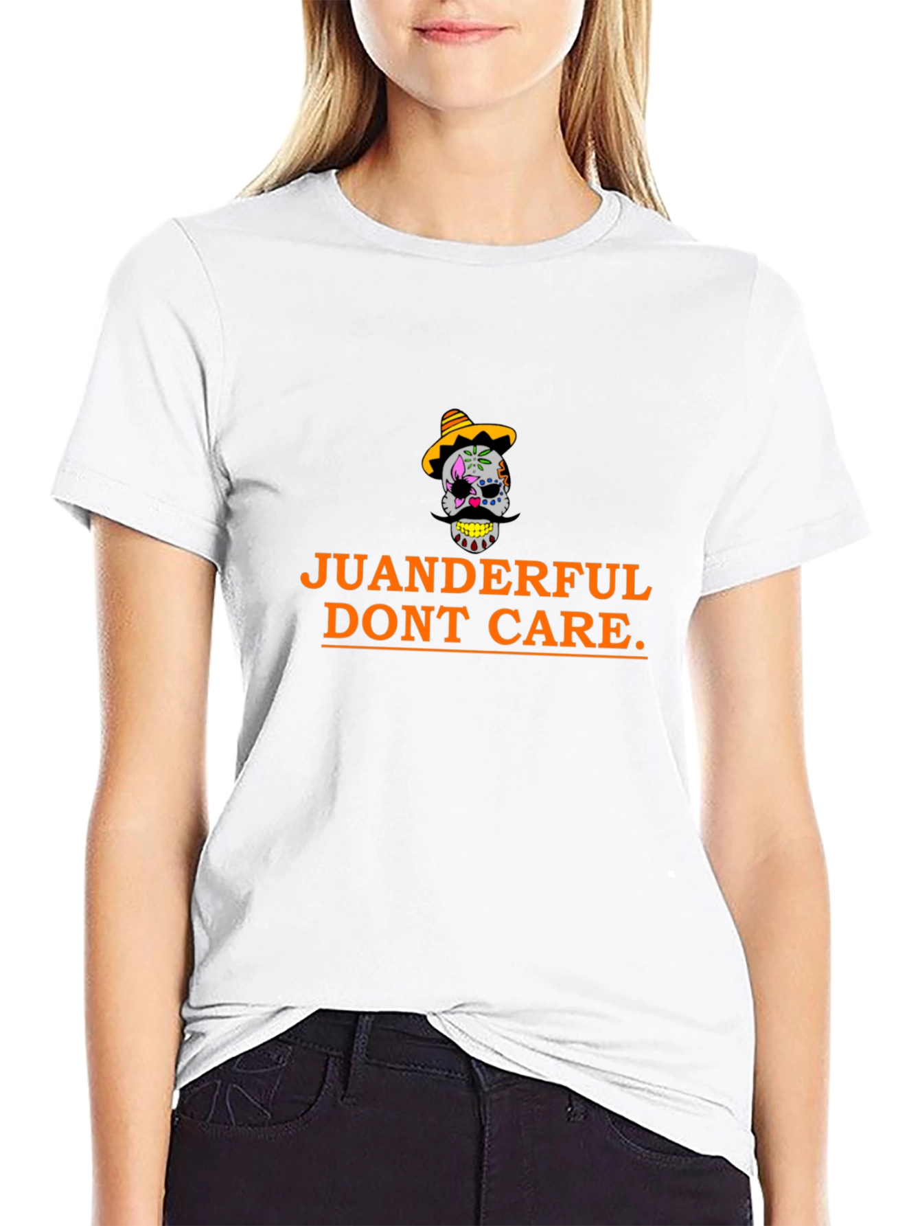 Juanderful Dont Care Black T-Shirt