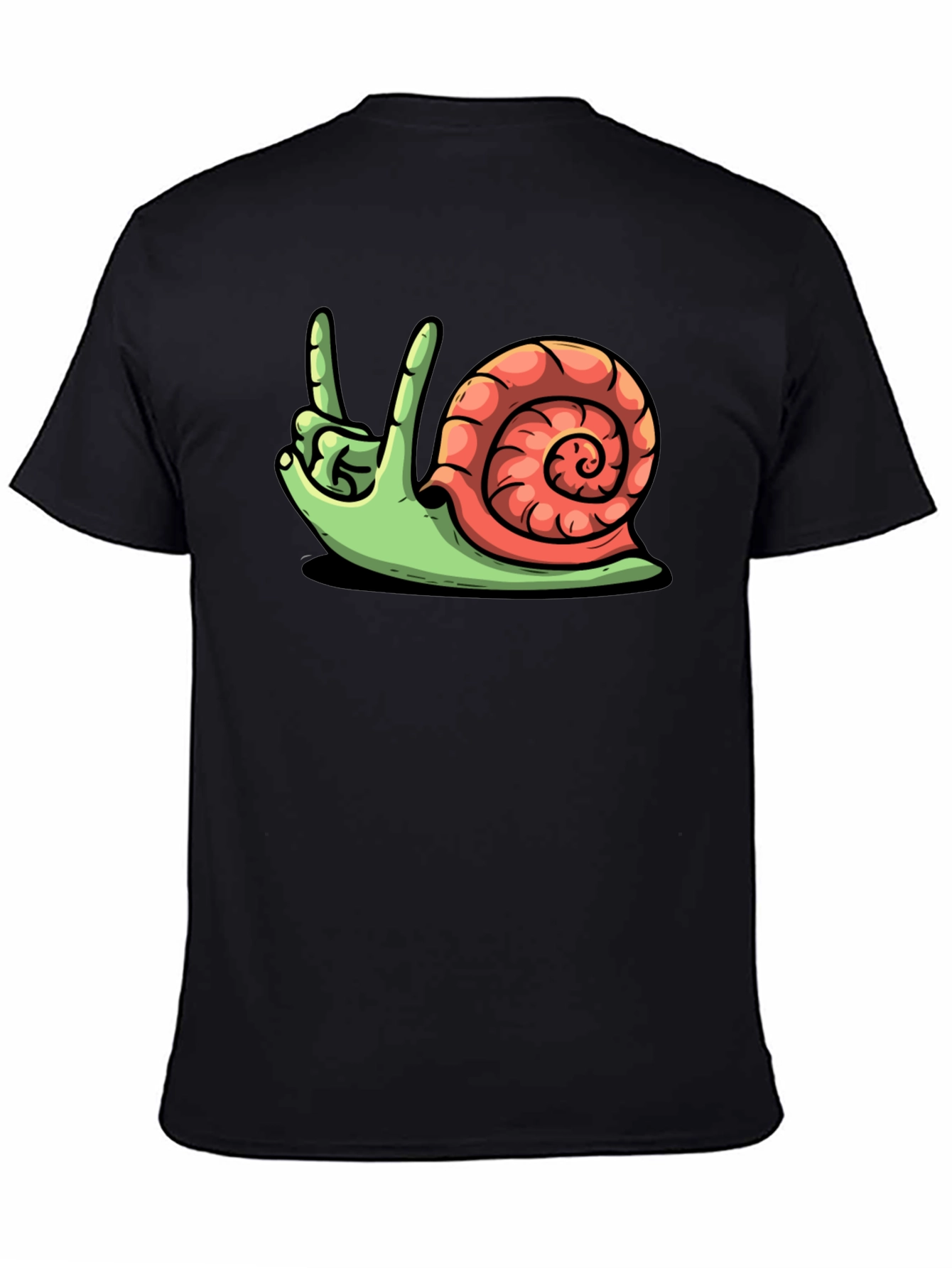 Rock On Snail Graphic T-Shirt