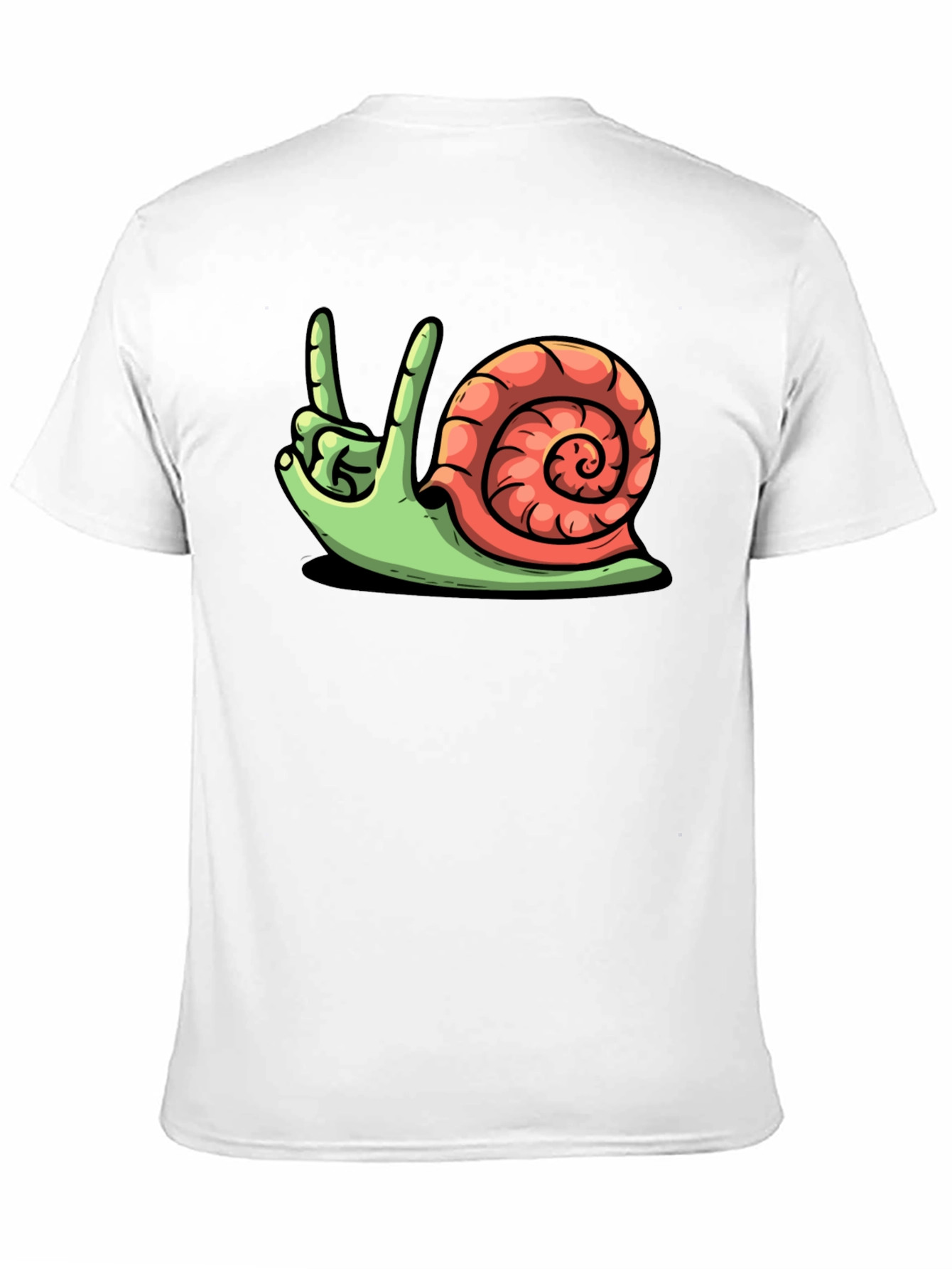 Rock On Snail Graphic T-Shirt