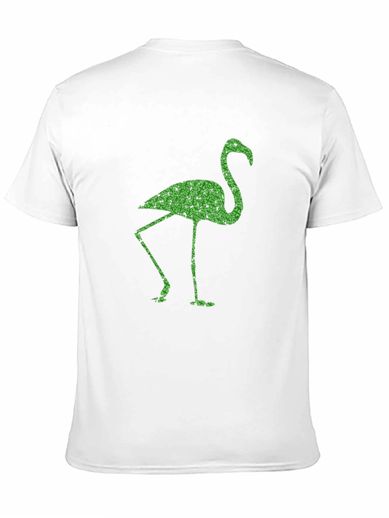 Shamrock Flamingo Black T-Shirt