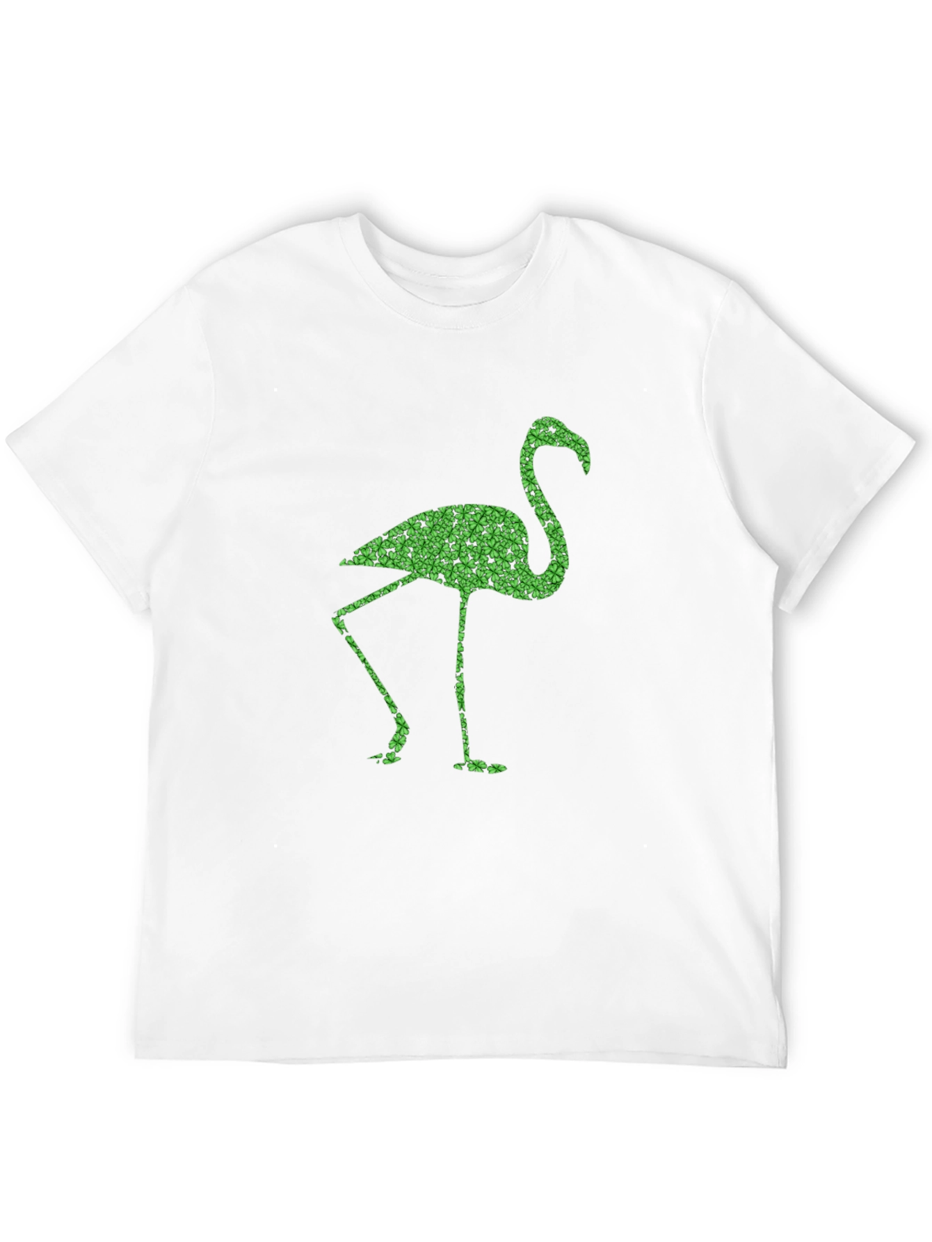 Shamrock Flamingo Black T-Shirt