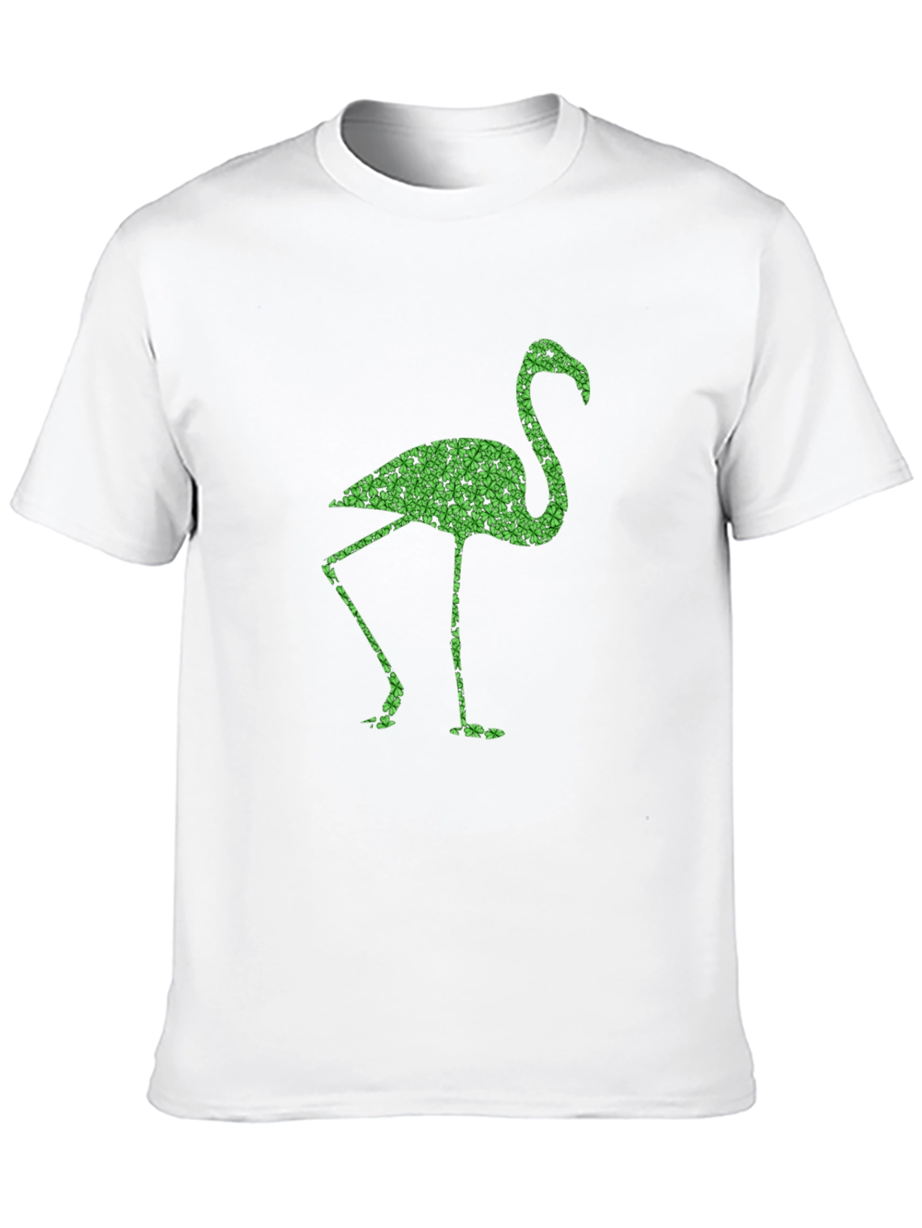 Shamrock Flamingo Black T-Shirt