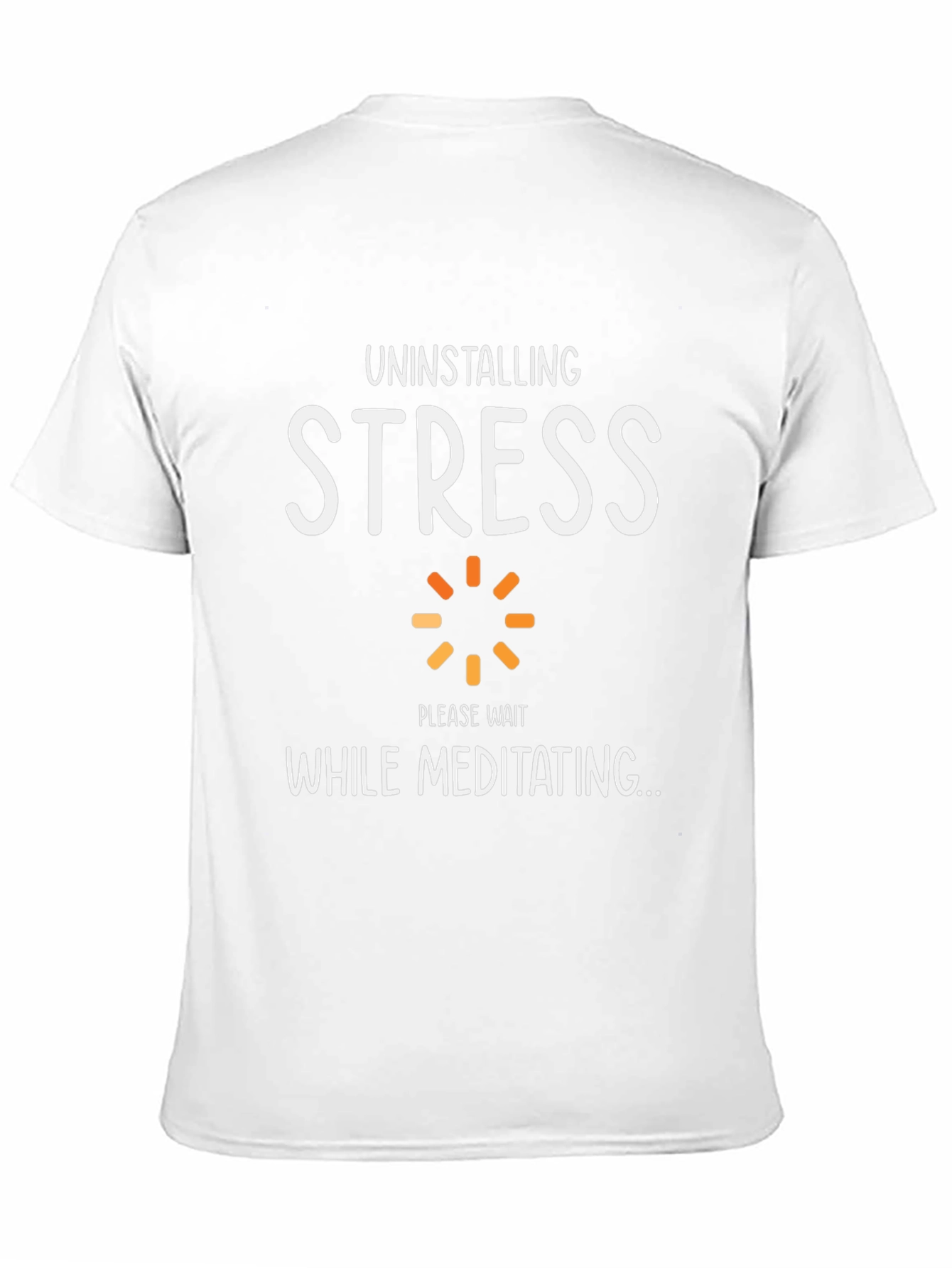 Uninstalling Stress Meditating T-Shirt