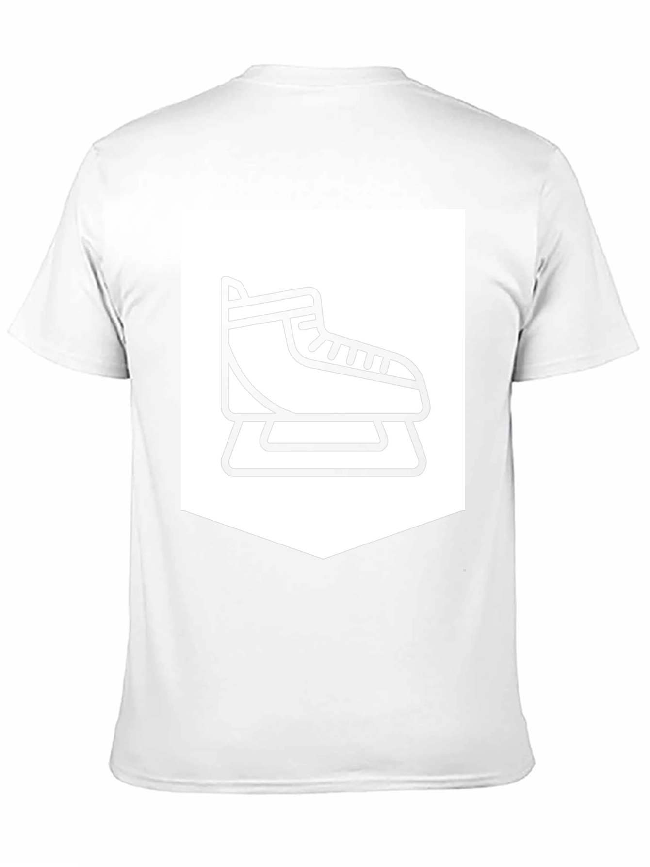 Ice Skate Graphic Tee - Black Casual Shirt