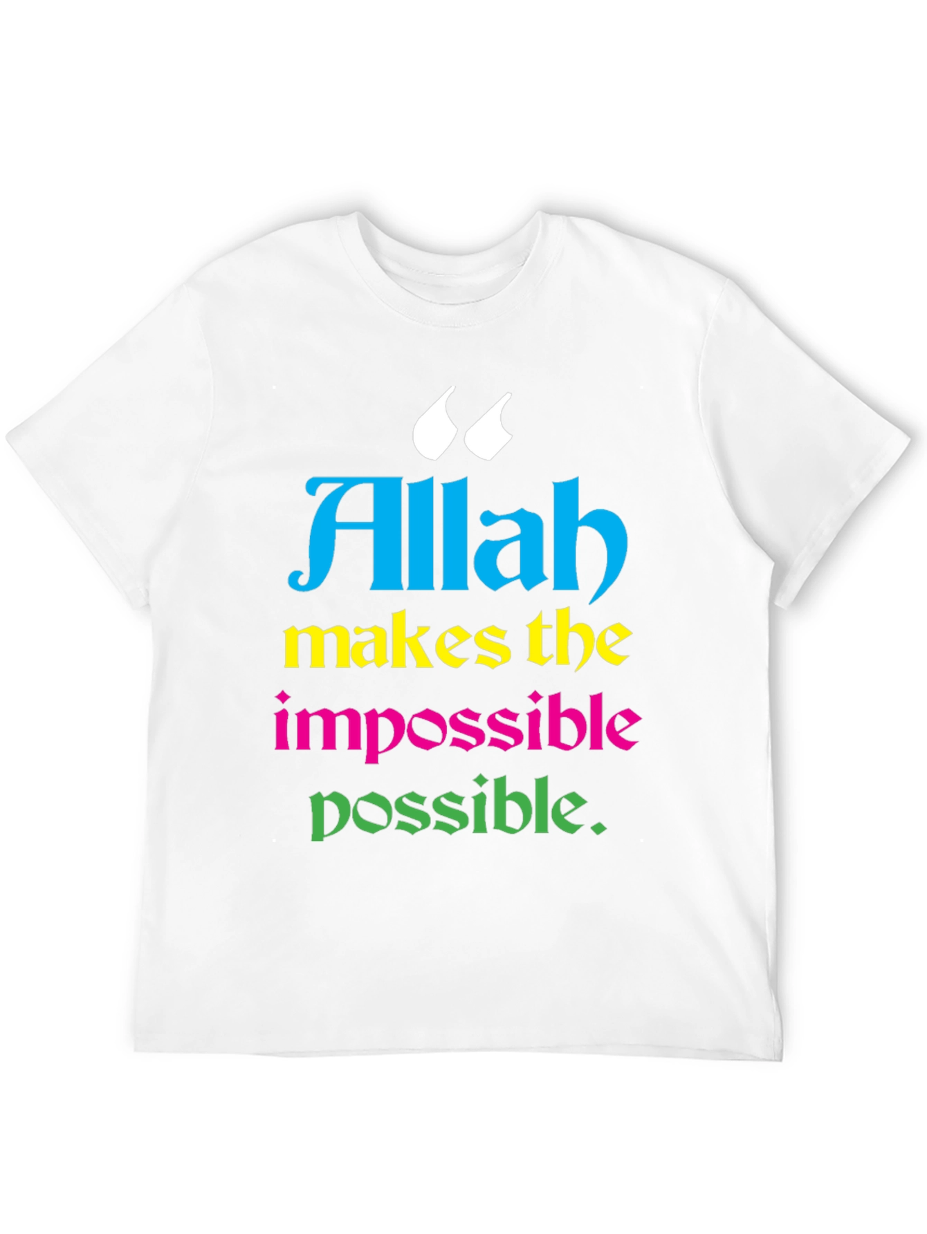 Inspirational Allah Graphic T-Shirt