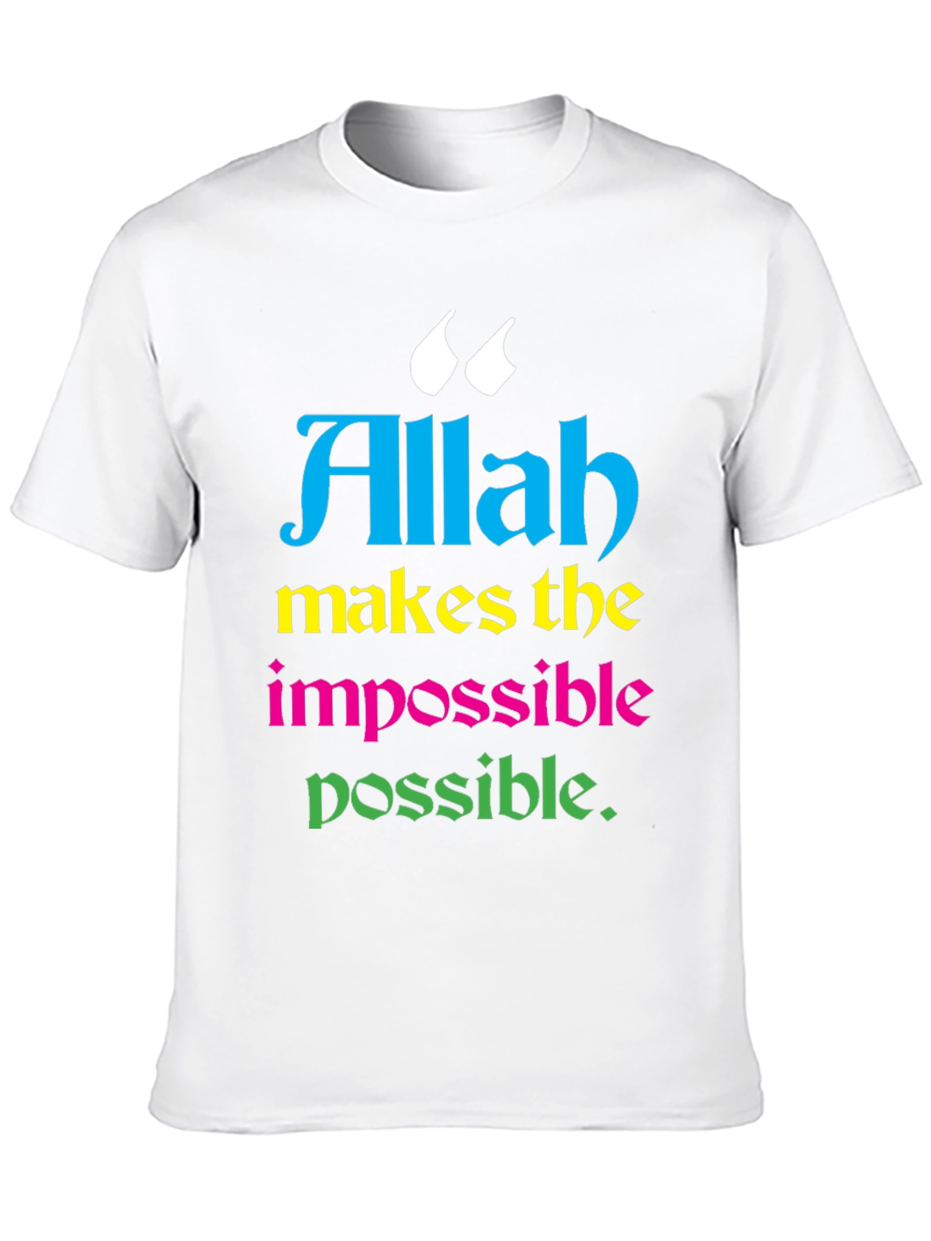 Inspirational Allah Graphic T-Shirt