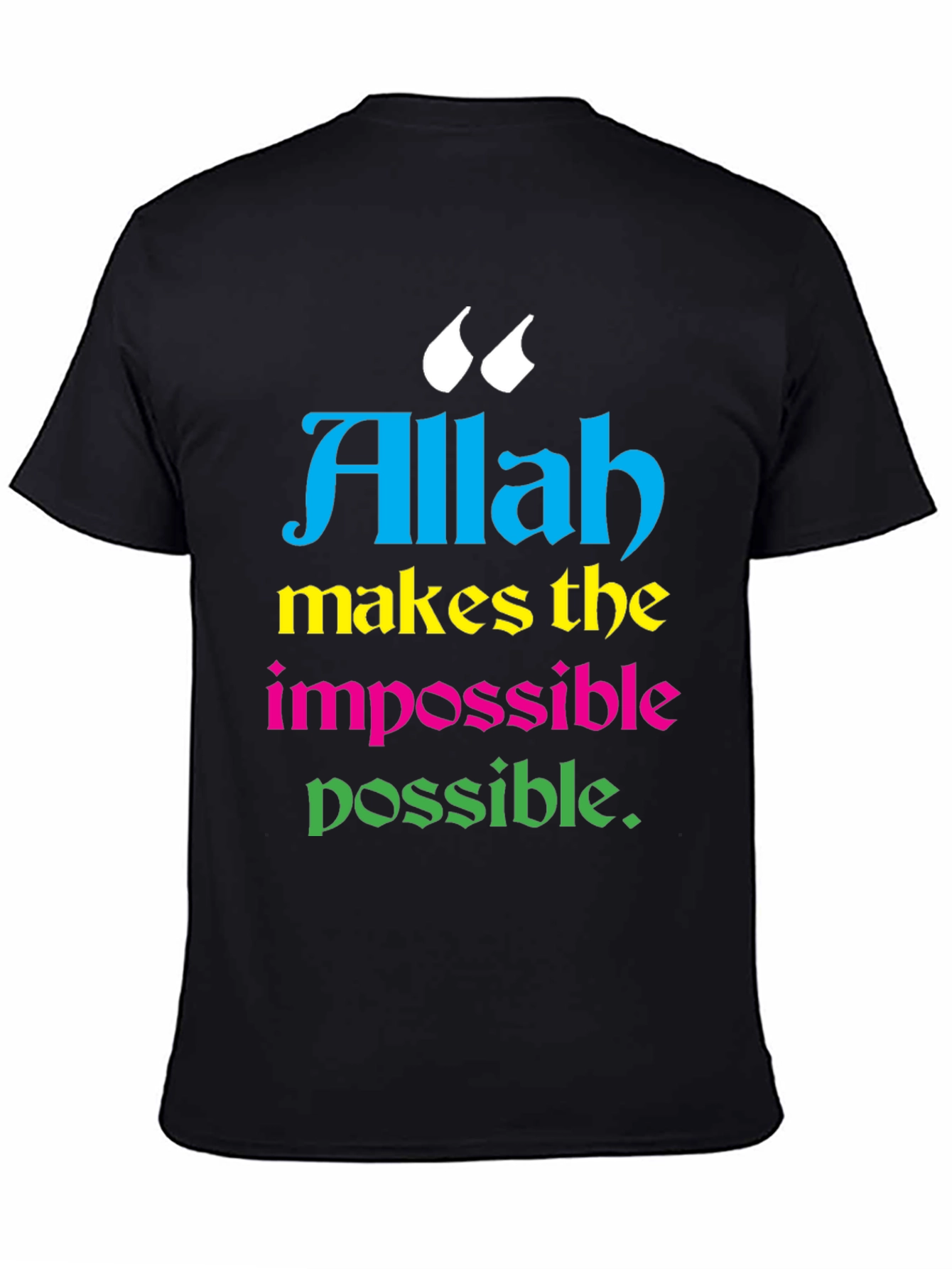 Inspirational Allah Graphic T-Shirt
