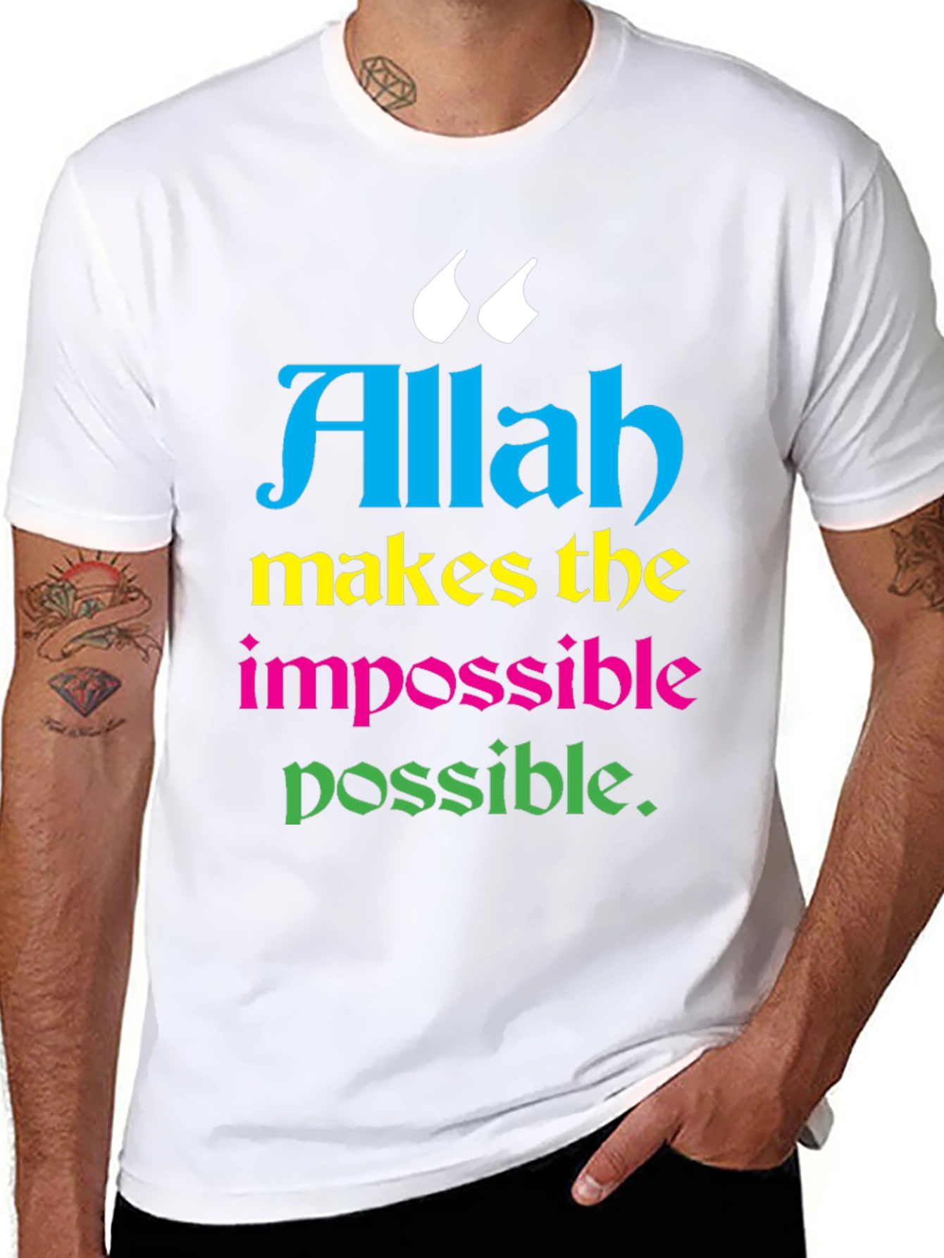 Inspirational Allah Graphic T-Shirt