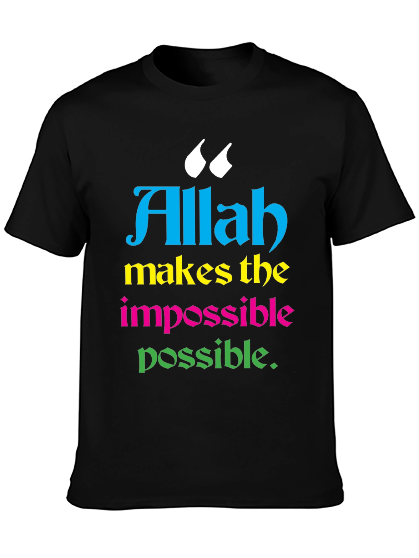Inspirational Allah Graphic T-Shirt