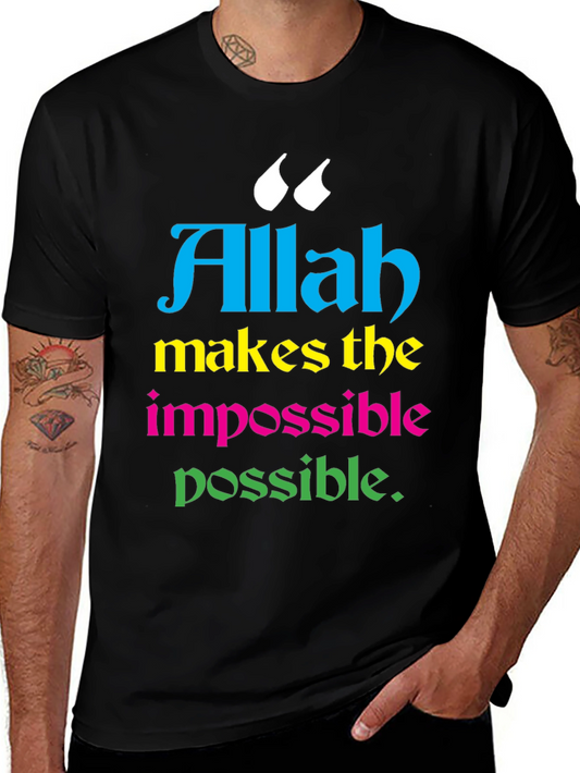 Inspirational Allah Graphic T-Shirt