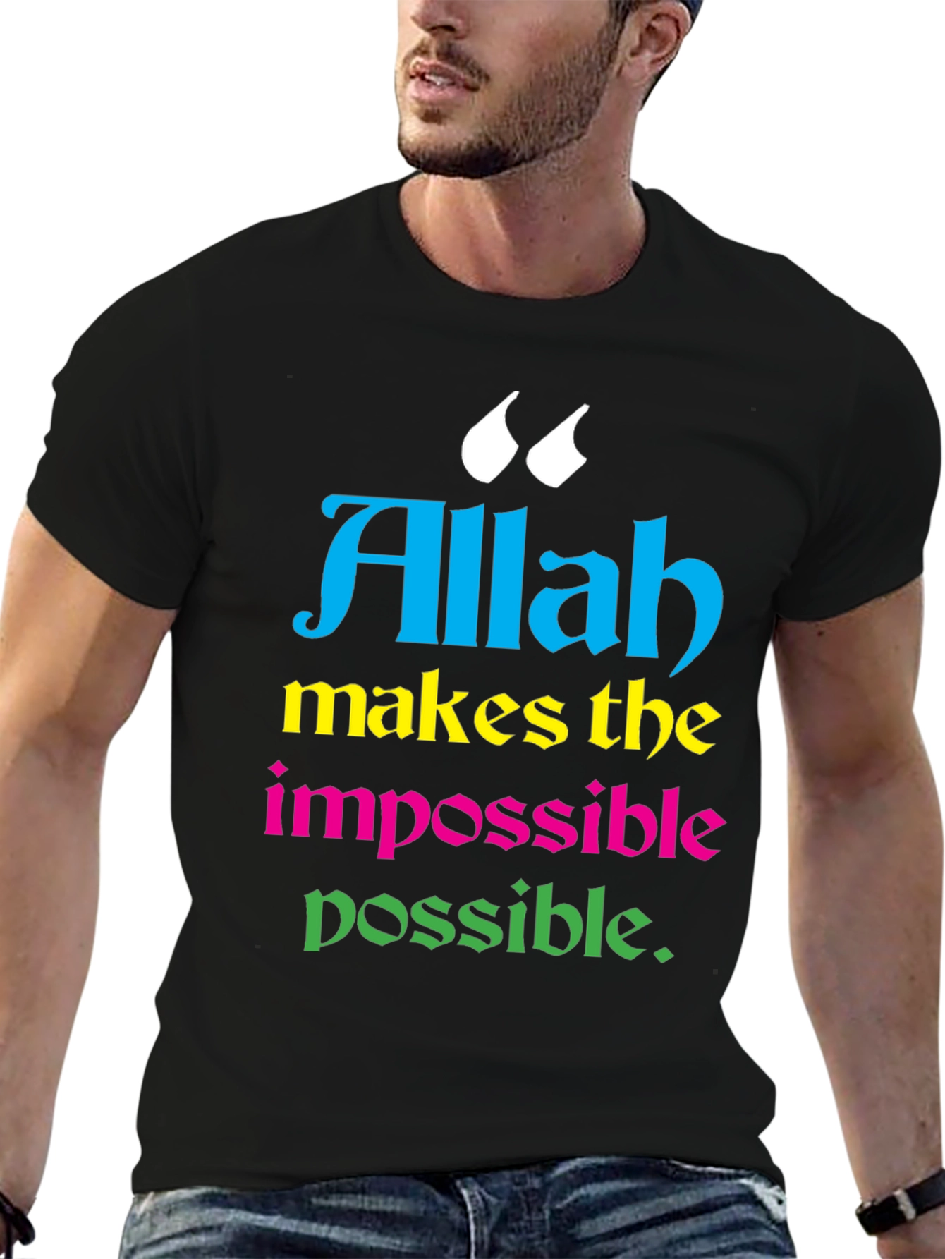Inspirational Allah Graphic T-Shirt