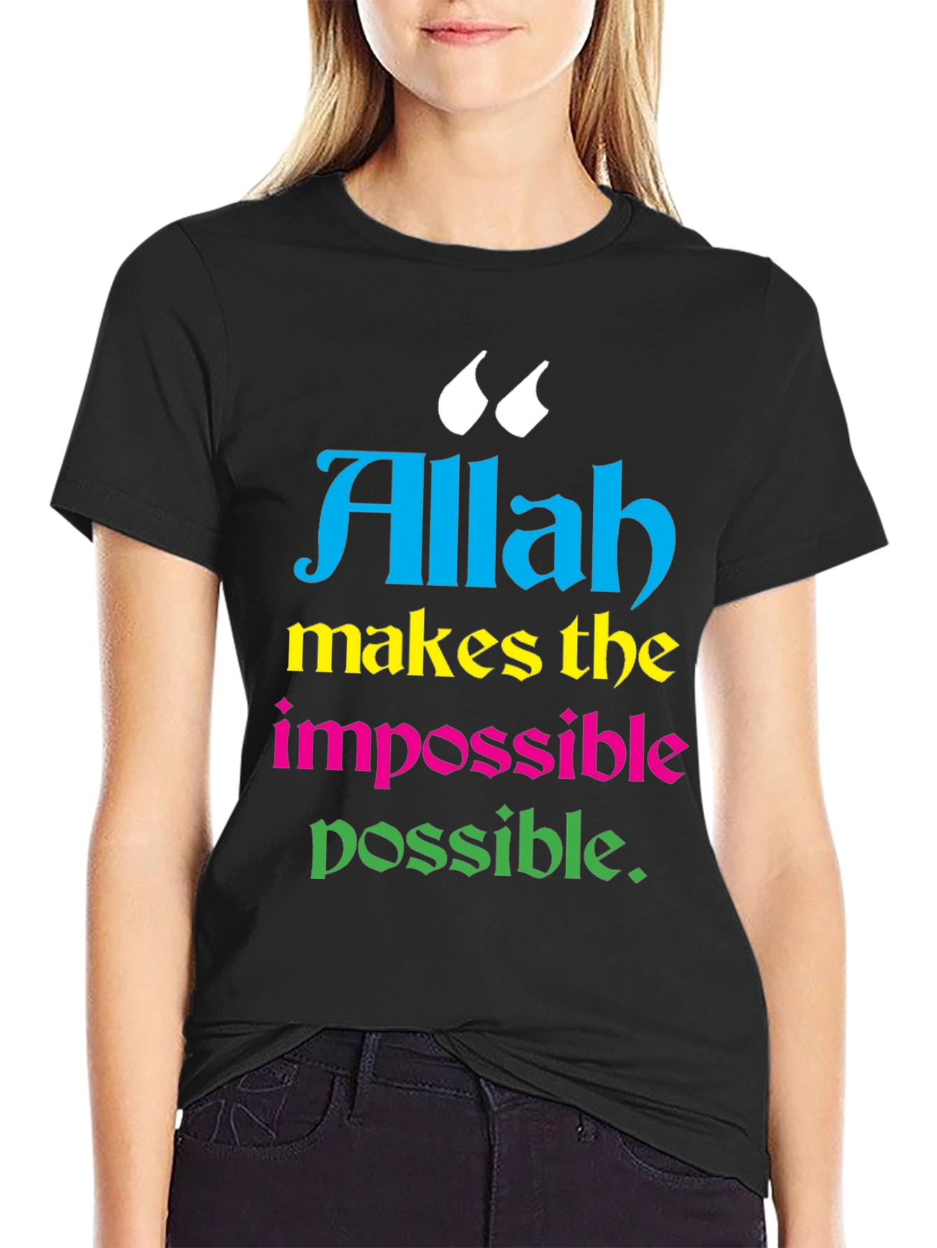Inspirational Allah Graphic T-Shirt