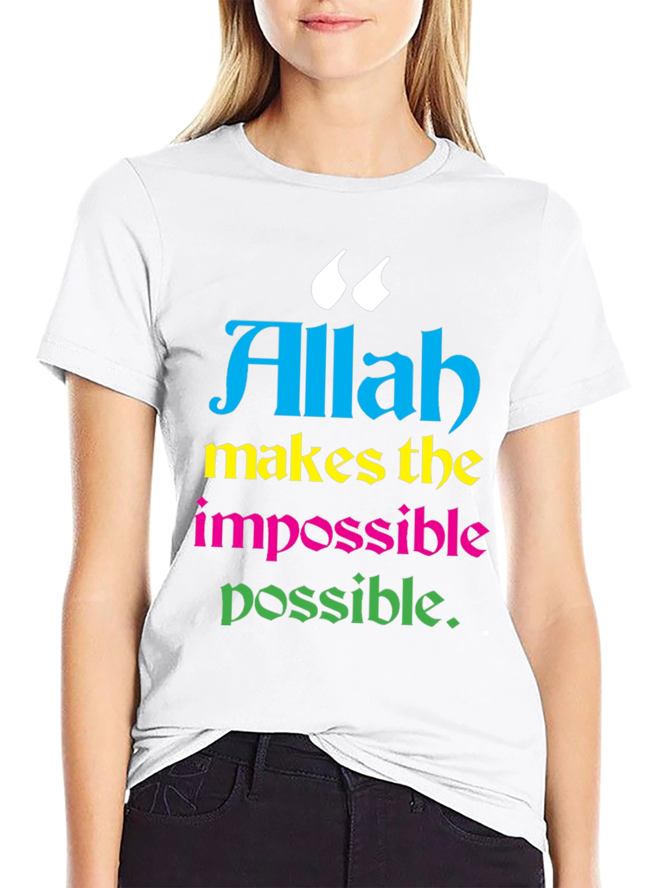 Inspirational Allah Graphic T-Shirt