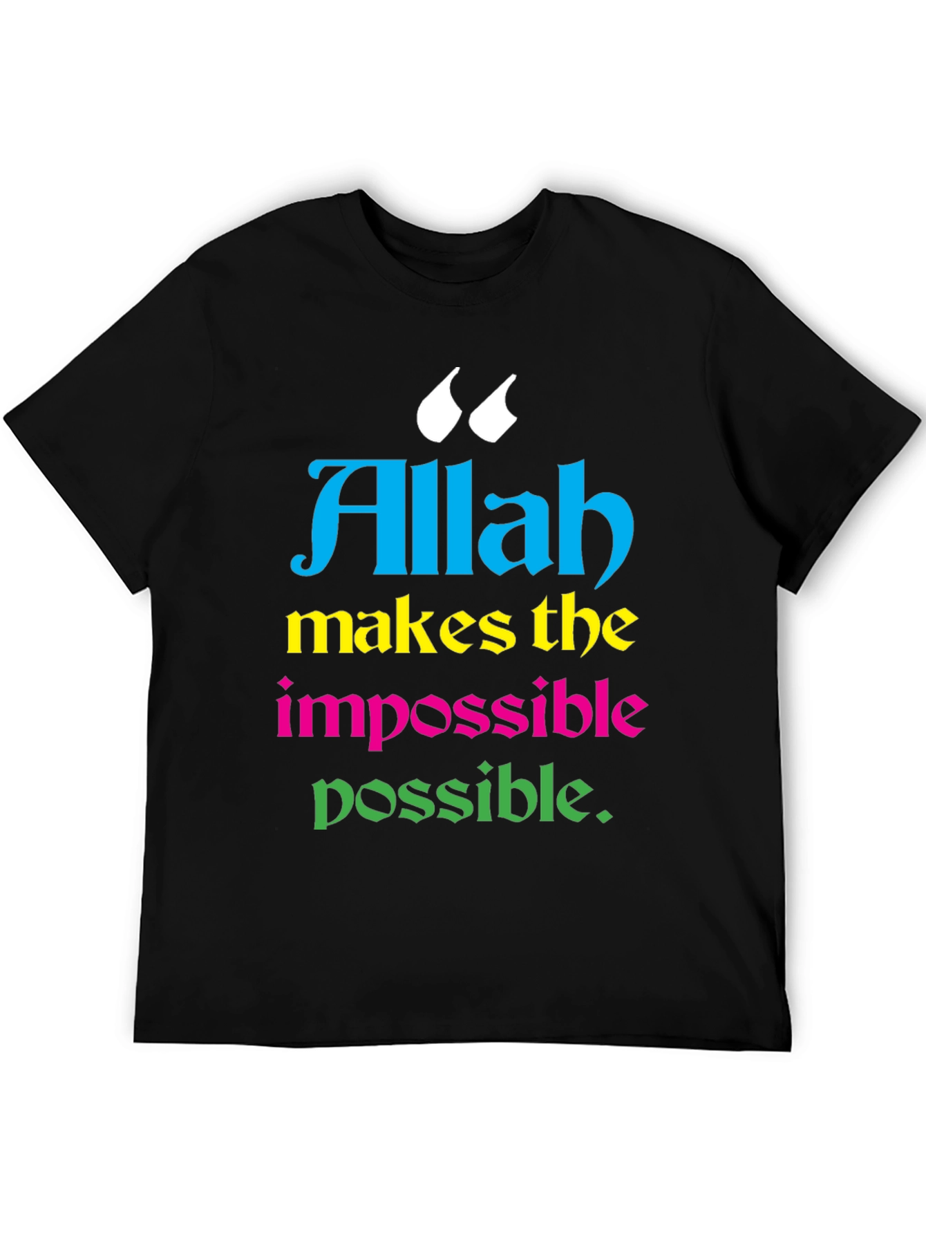 Inspirational Allah Graphic T-Shirt